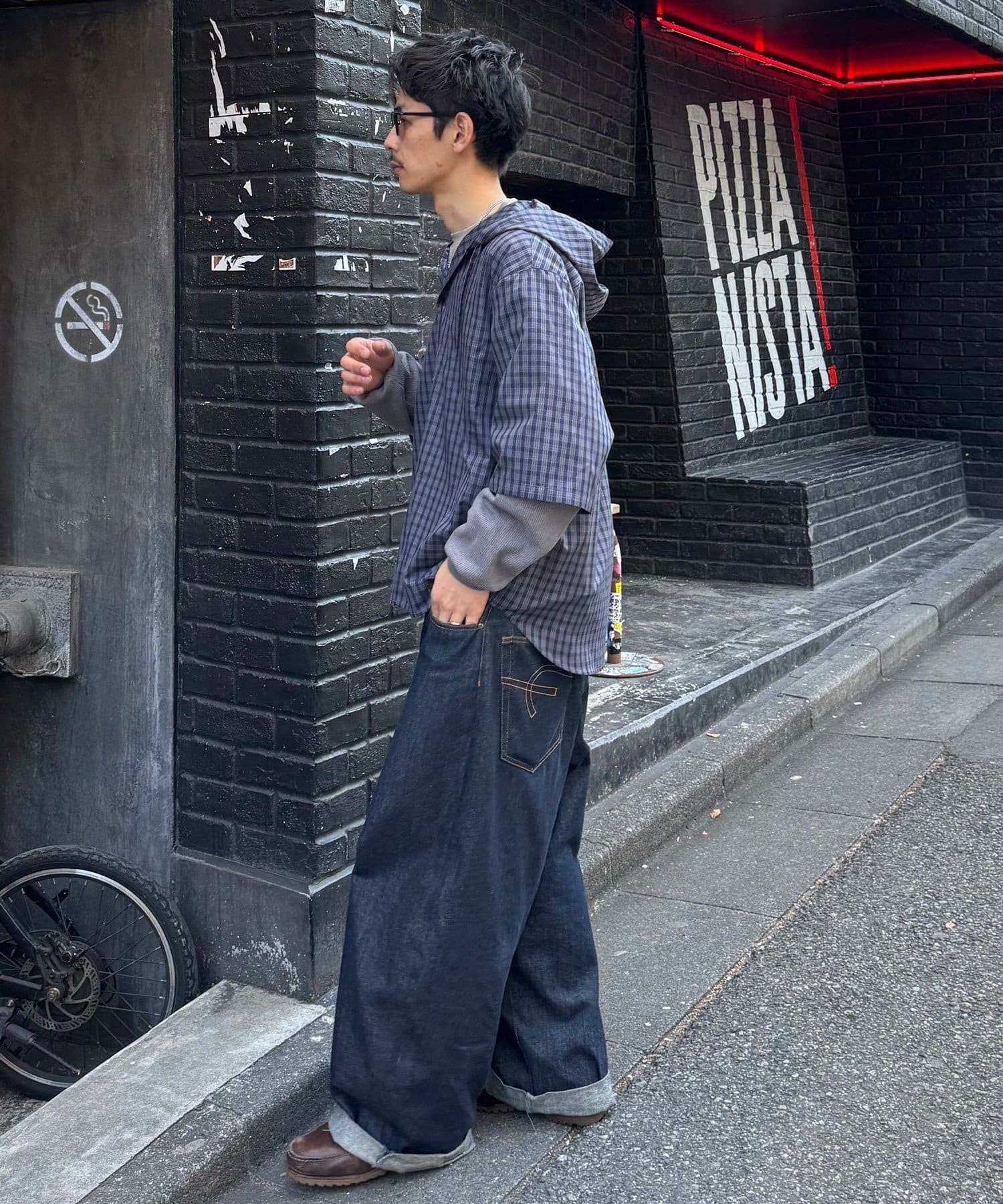 OUTLET(アウトレット) 【Ciaopanic】ワッフル袖切替シャツパーカー