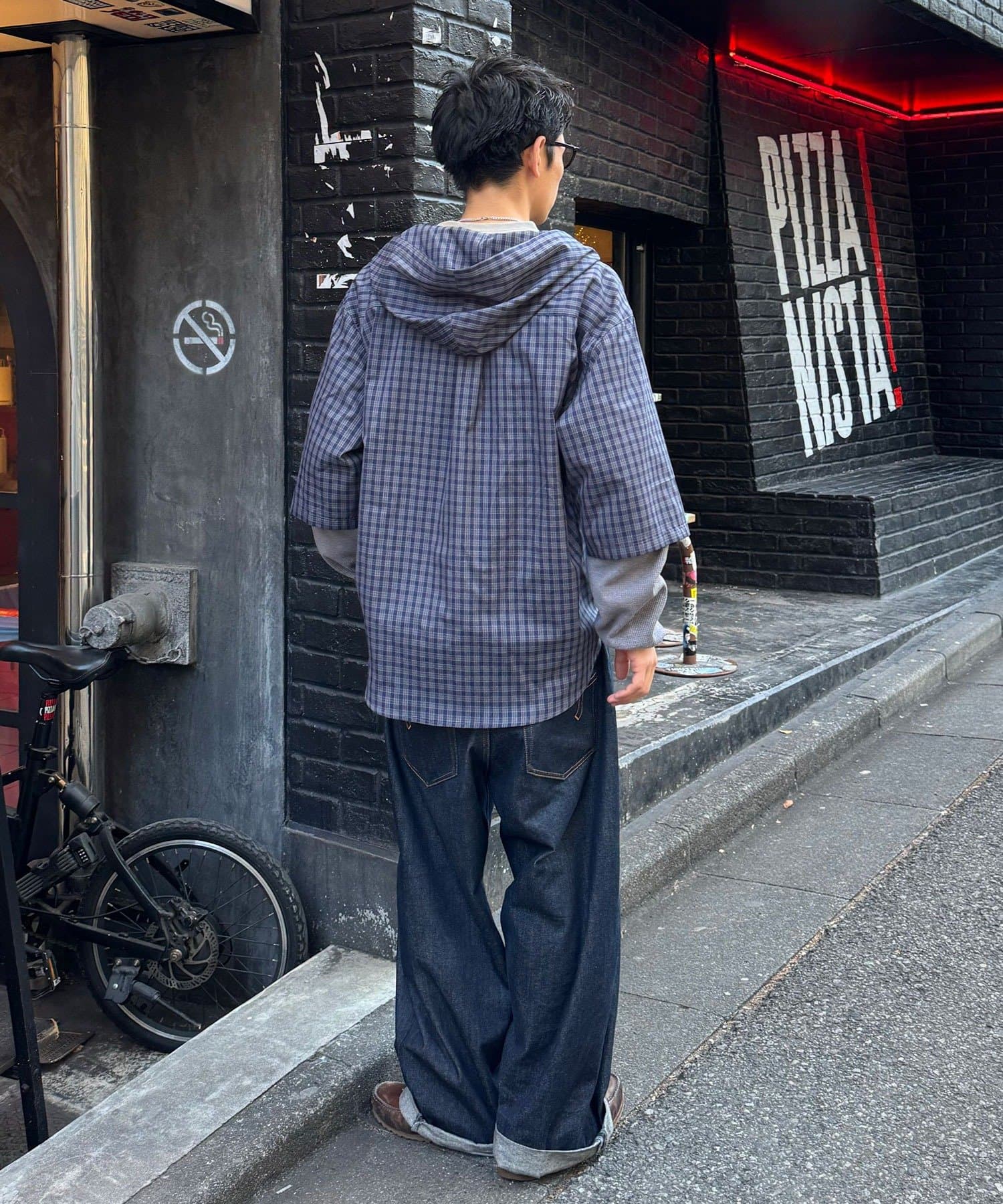 OUTLET(アウトレット) 【Ciaopanic】ワッフル袖切替シャツパーカー