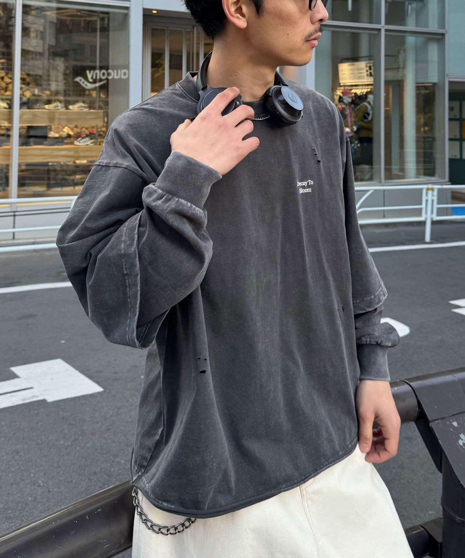 OUTLET(アウトレット) 【Ciaopanic】ピグメントレイヤードロンTEE