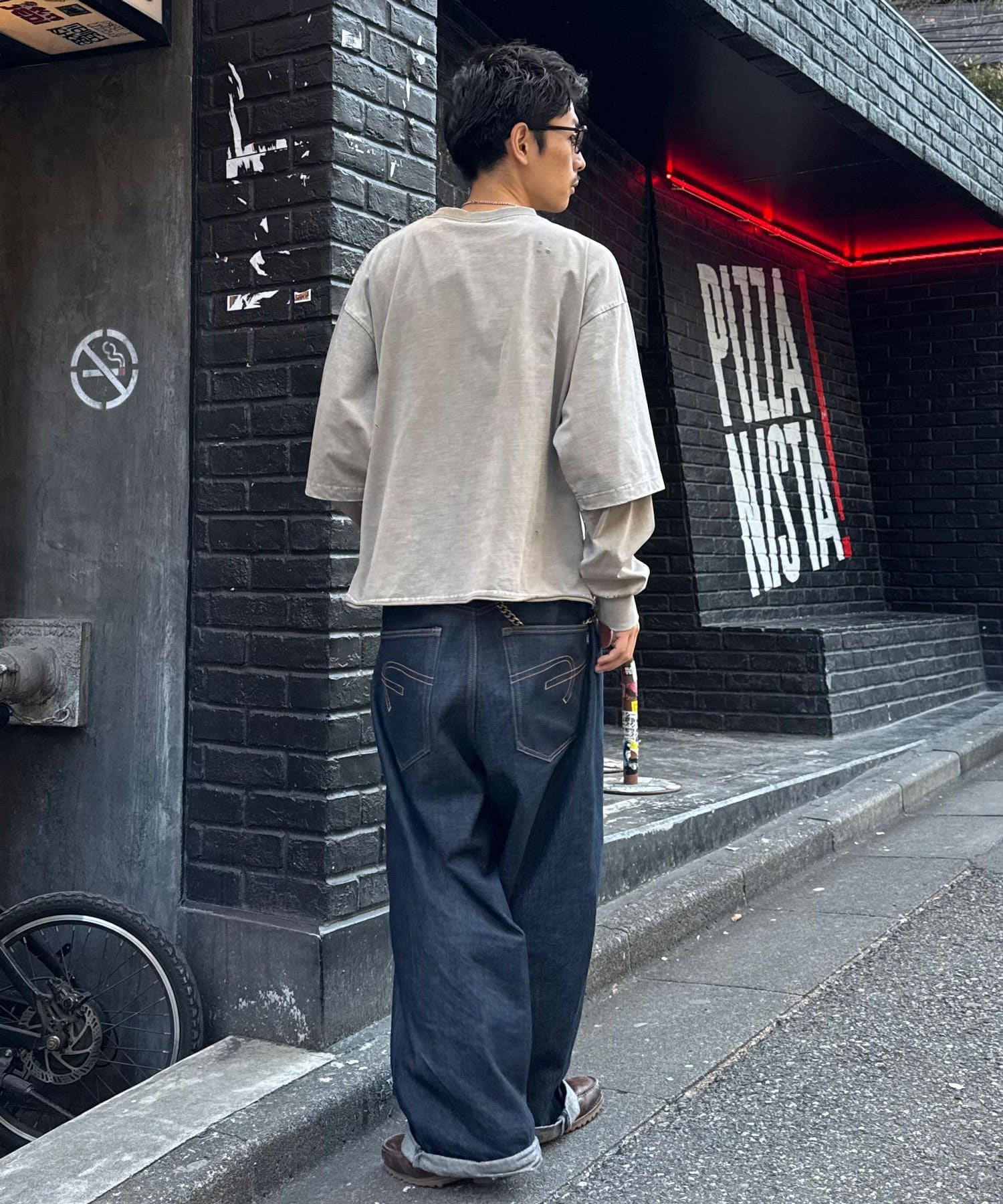 OUTLET(アウトレット) 【Ciaopanic】ピグメントレイヤードロンTEE