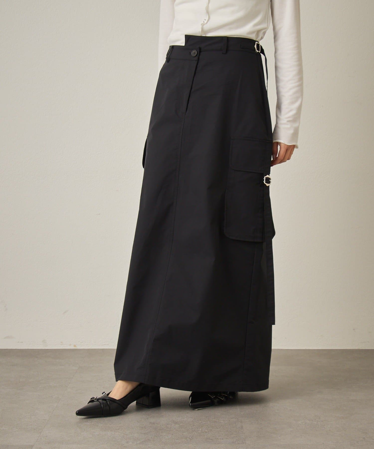 OUTLET(アウトレット) 【mline】カーゴベルトスカート