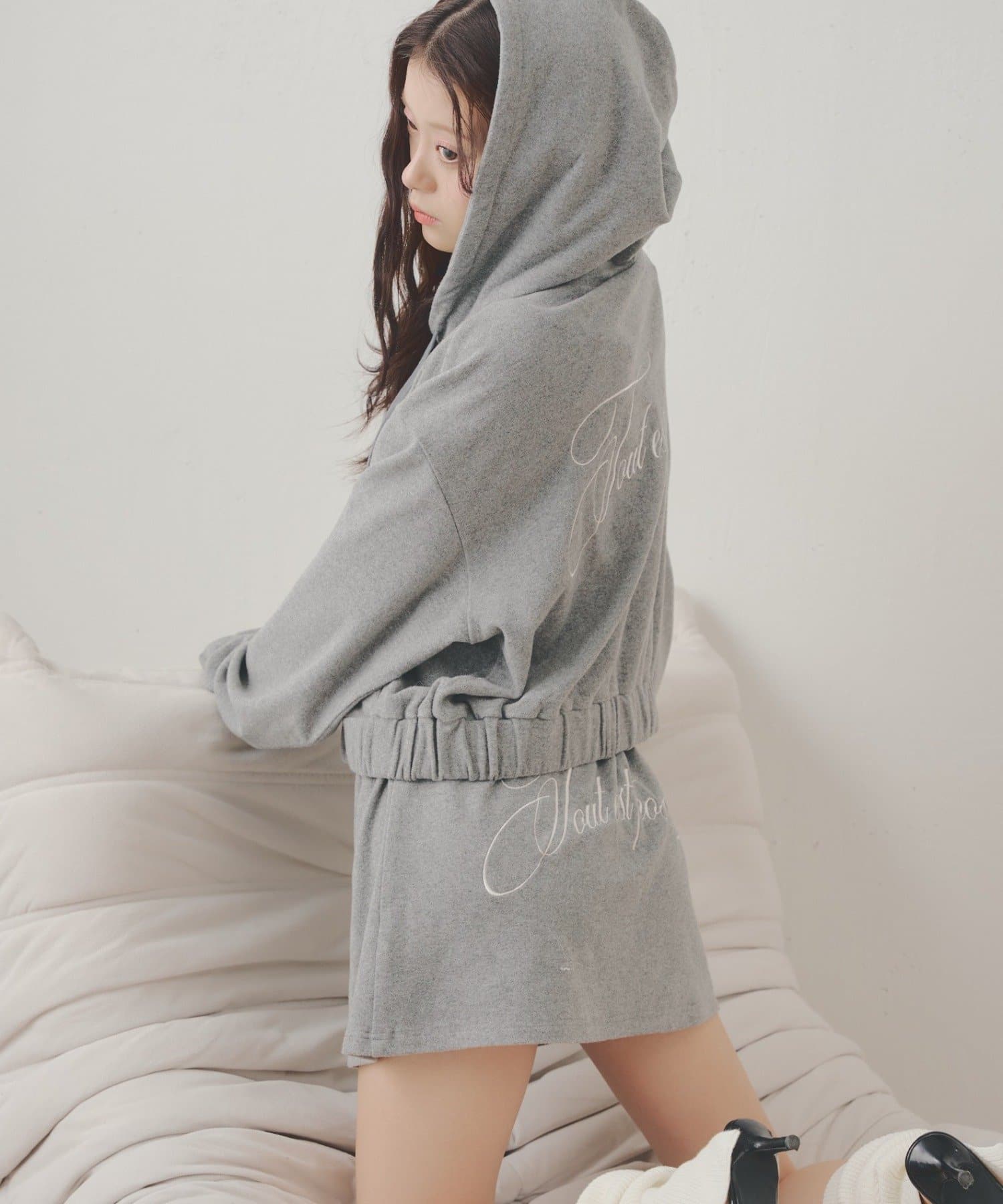 OUTLET(アウトレット) 【Chico】バックロゴタイトミニスカート