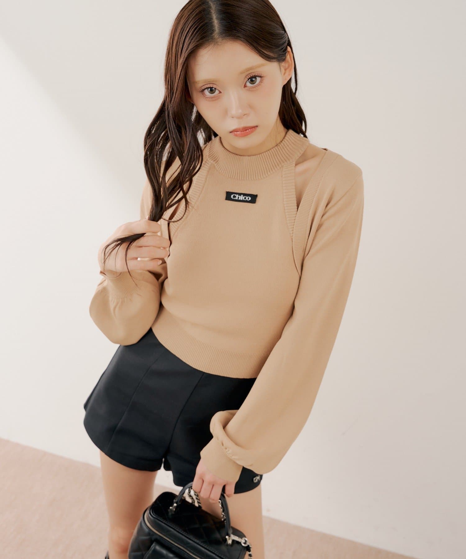 OUTLET(アウトレット) 【Chico】アメスリニットボレロセット