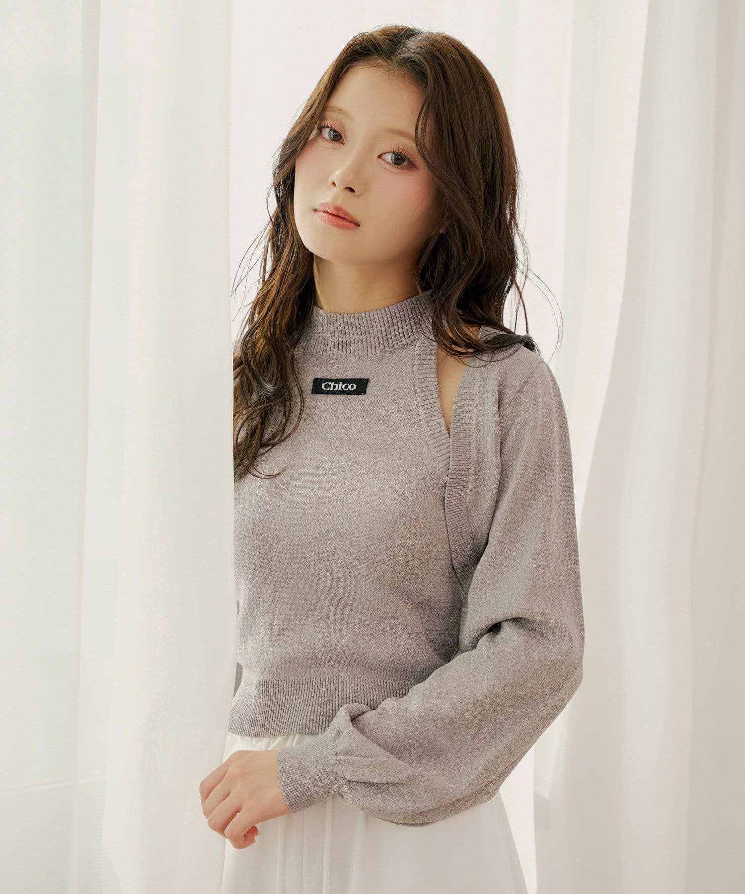 OUTLET(アウトレット) 【Chico】アメスリニットボレロセット