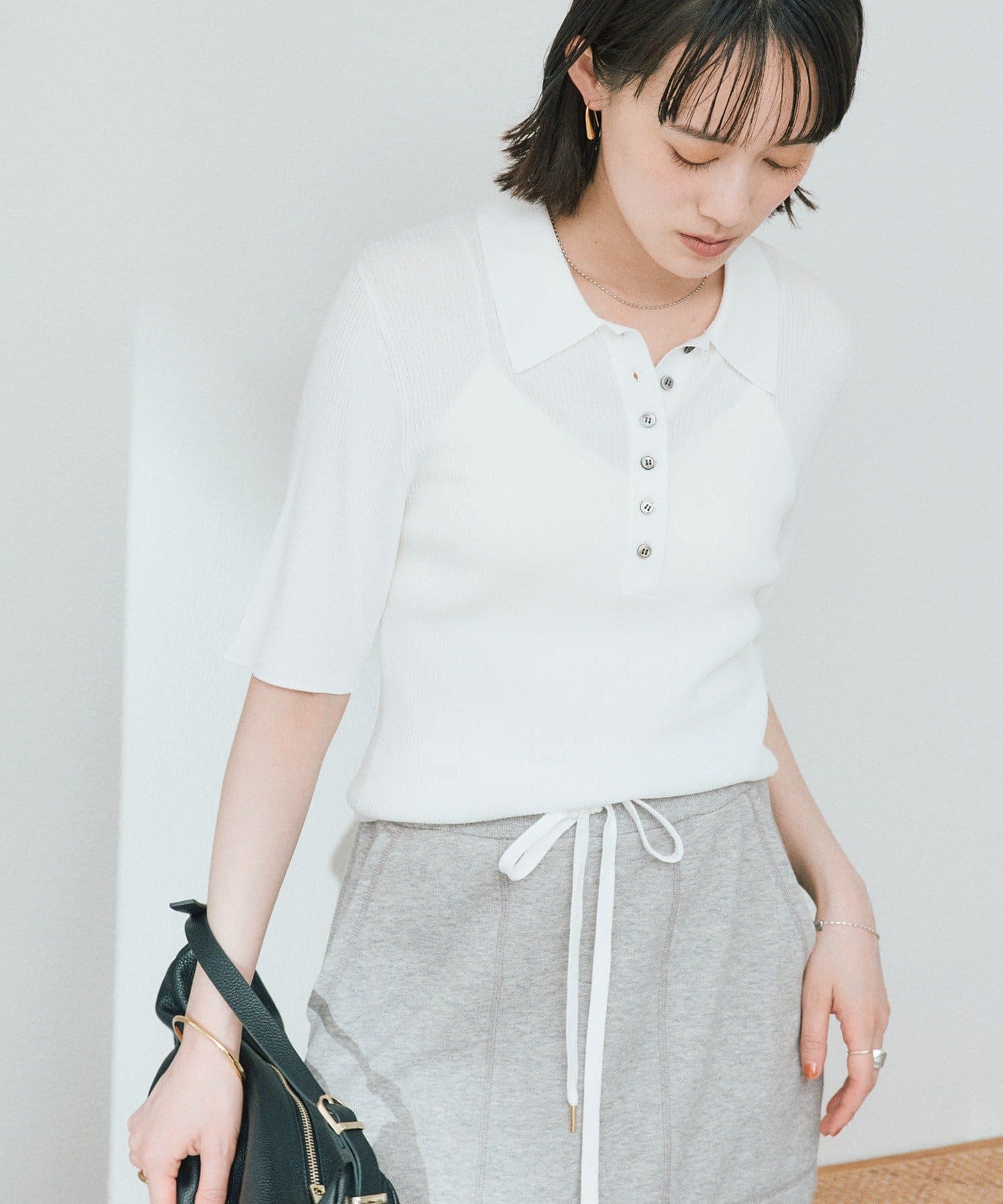 OUTLET(アウトレット) 【RIVE DROITE】クールフィールポロニット