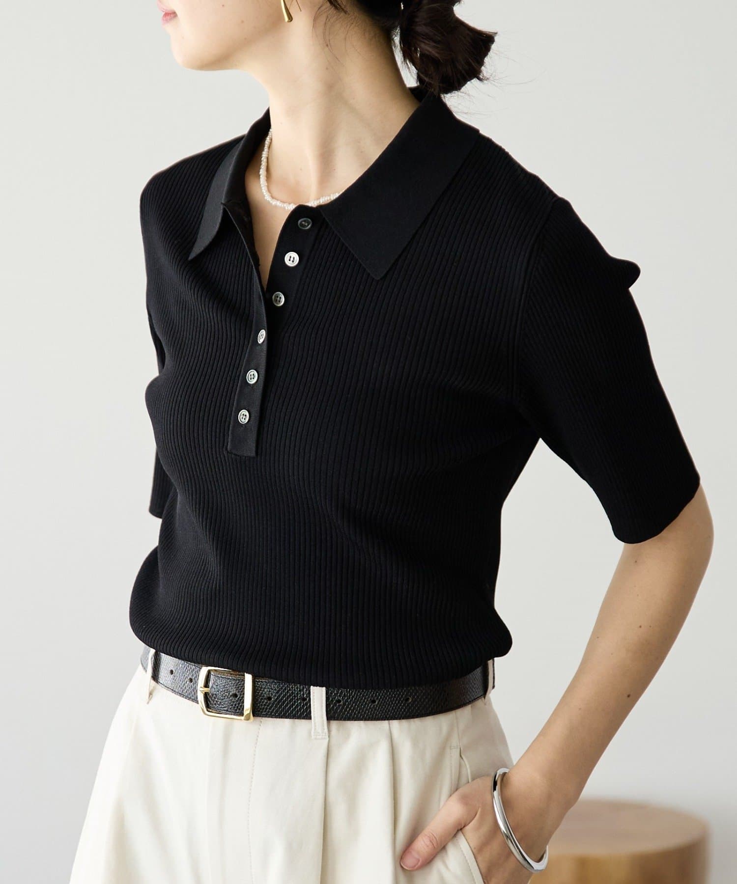 OUTLET(アウトレット) 【RIVE DROITE】クールフィールポロニット