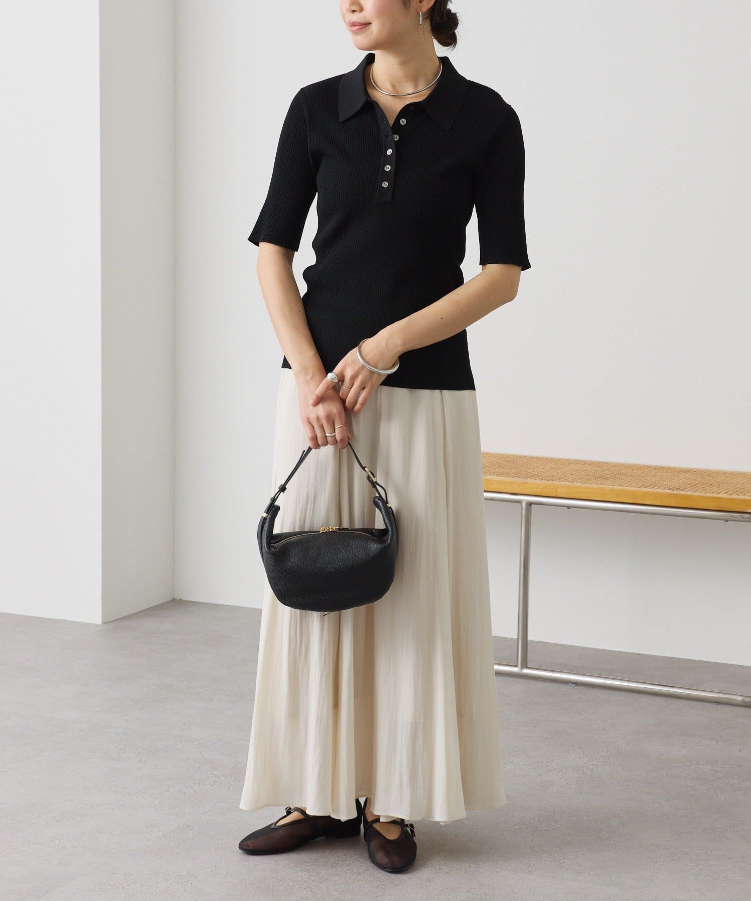 OUTLET(アウトレット) 【RIVE DROITE】クールフィールポロニット