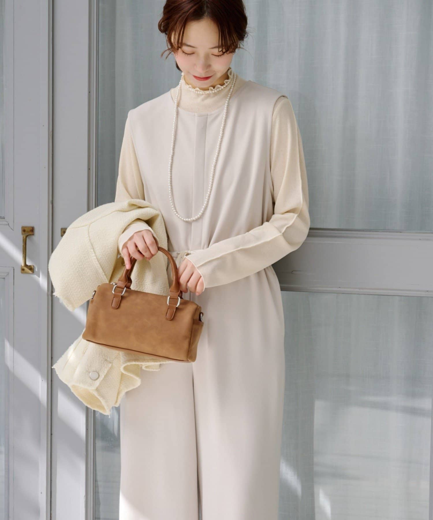 OUTLET(アウトレット) 【CIAOPANIC TYPY】シアーリブTEE付きオールインワン