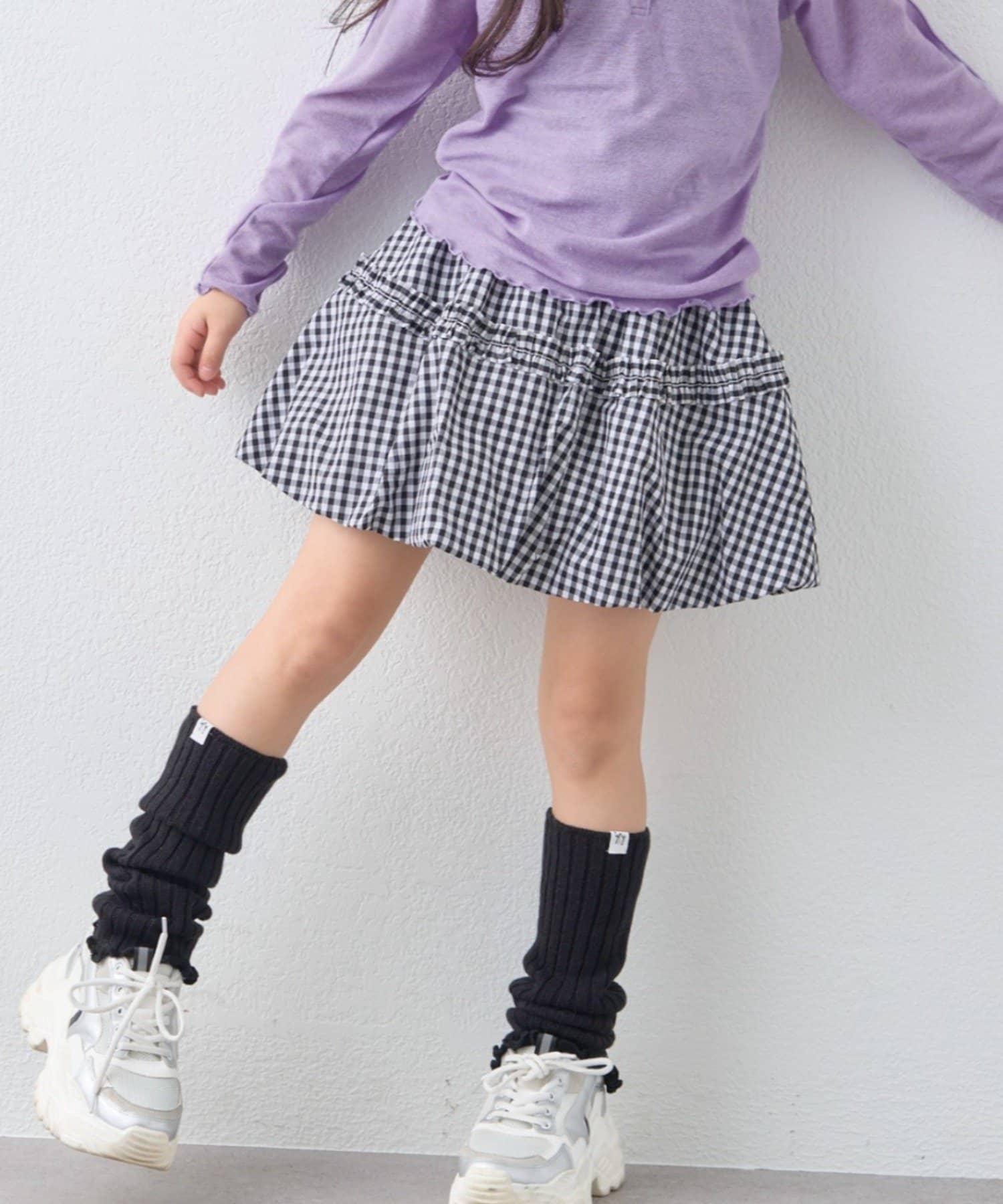 OUTLET(アウトレット) 【CIAOPANIC TYPY】【KIDS】ティアードバルーンミニスカート