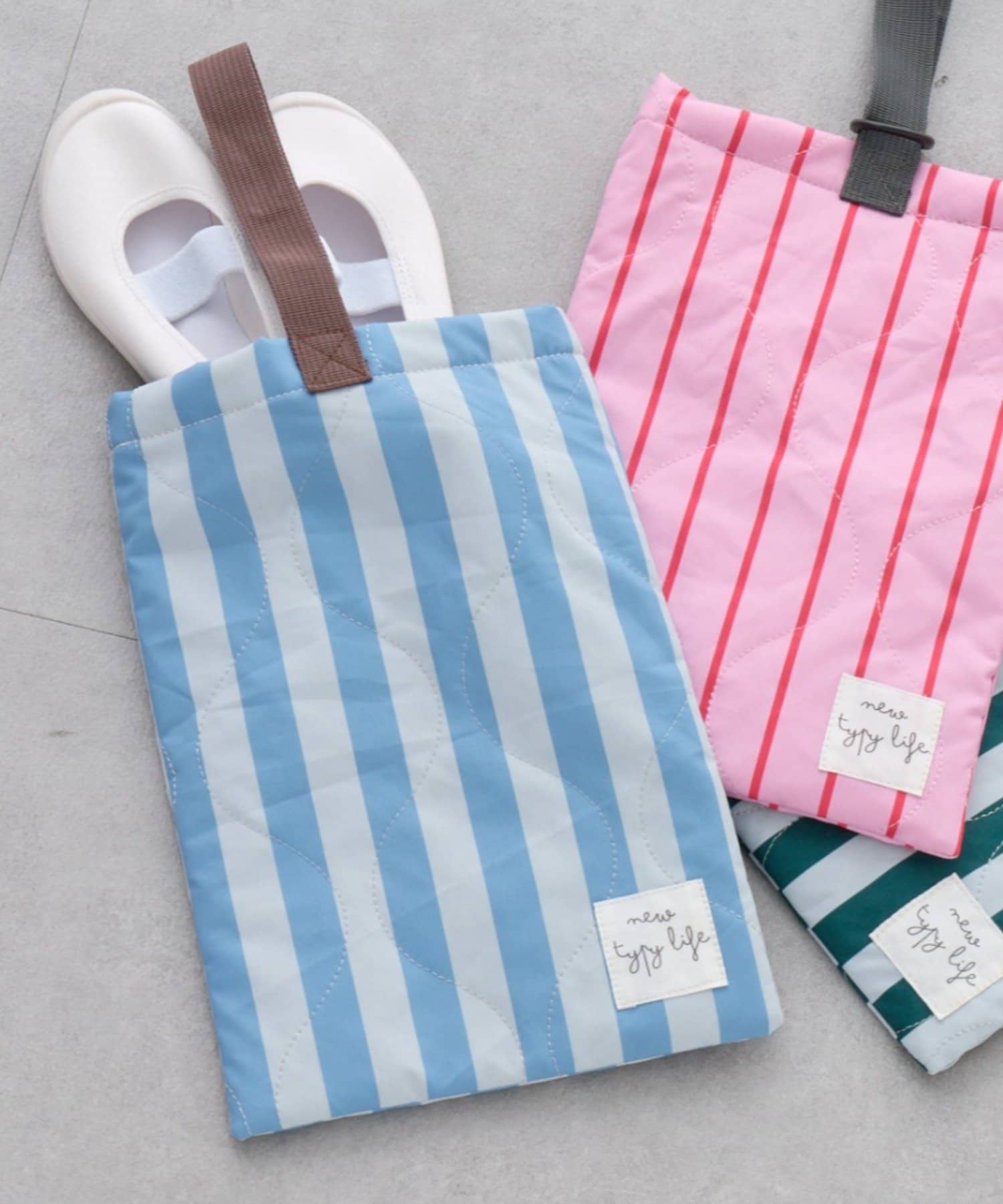 OUTLET(アウトレット) 【CIAOPANIC TYPY】【KIDS】ストライプ柄上履き入れ