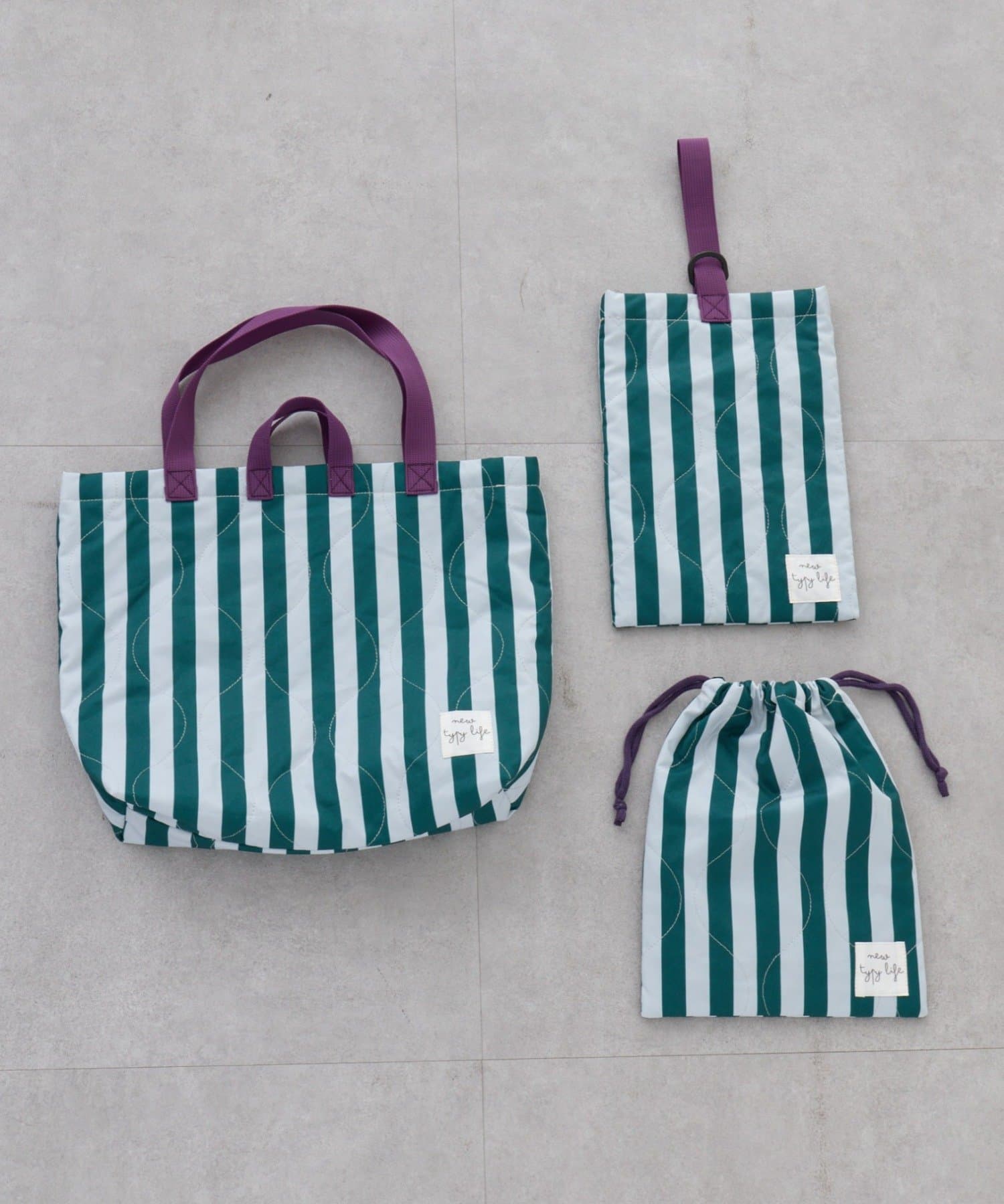 OUTLET(アウトレット) 【CIAOPANIC TYPY】【KIDS】ストライプ柄上履き入れ