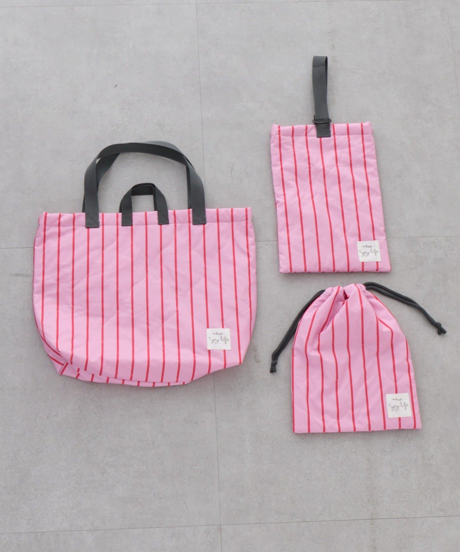 OUTLET(アウトレット) 【CIAOPANIC TYPY】【KIDS】ストライプ柄上履き入れ