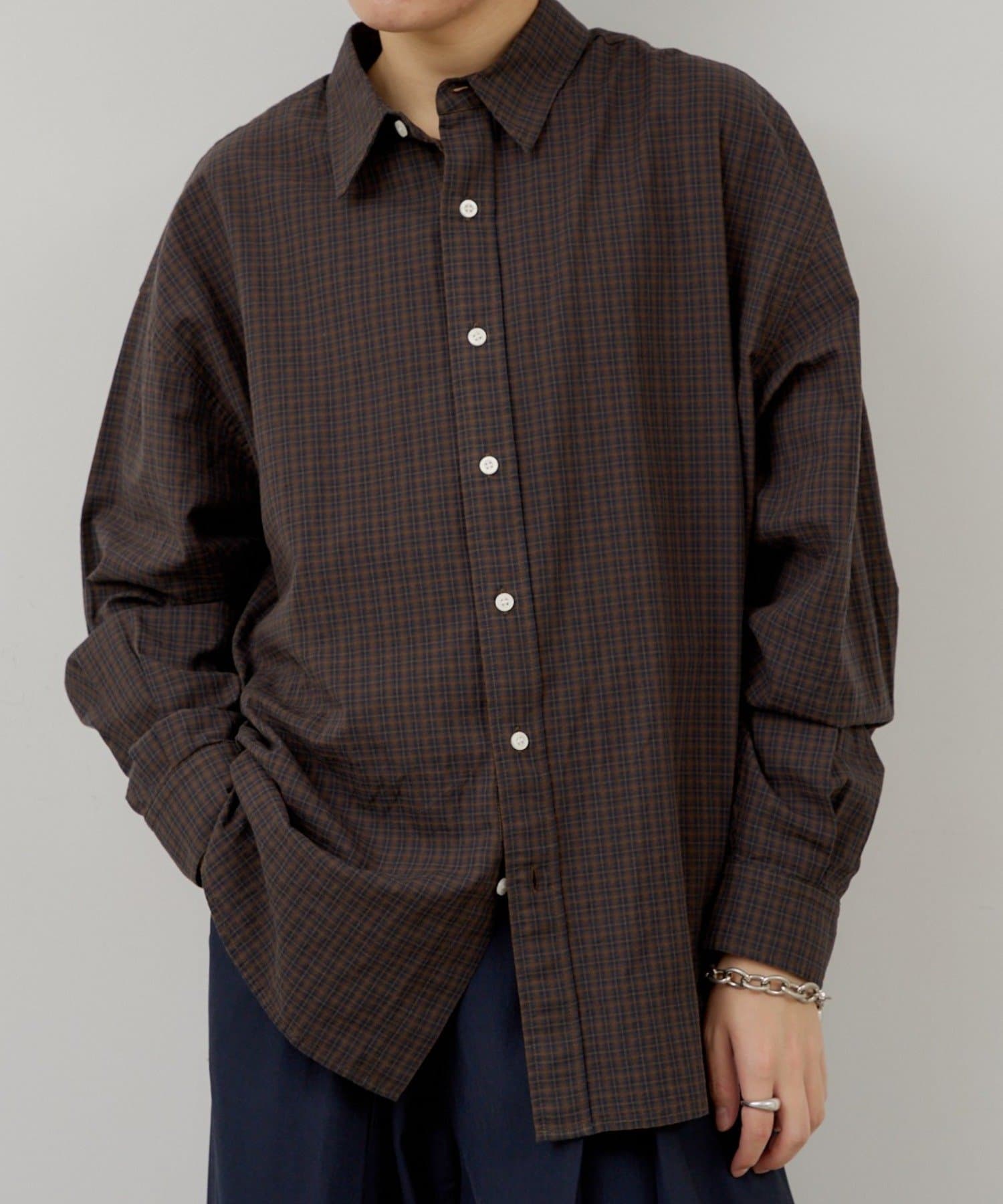 OUTLET(アウトレット) 【Kastane】【WHIMSIC】マイクロチェックシャツ