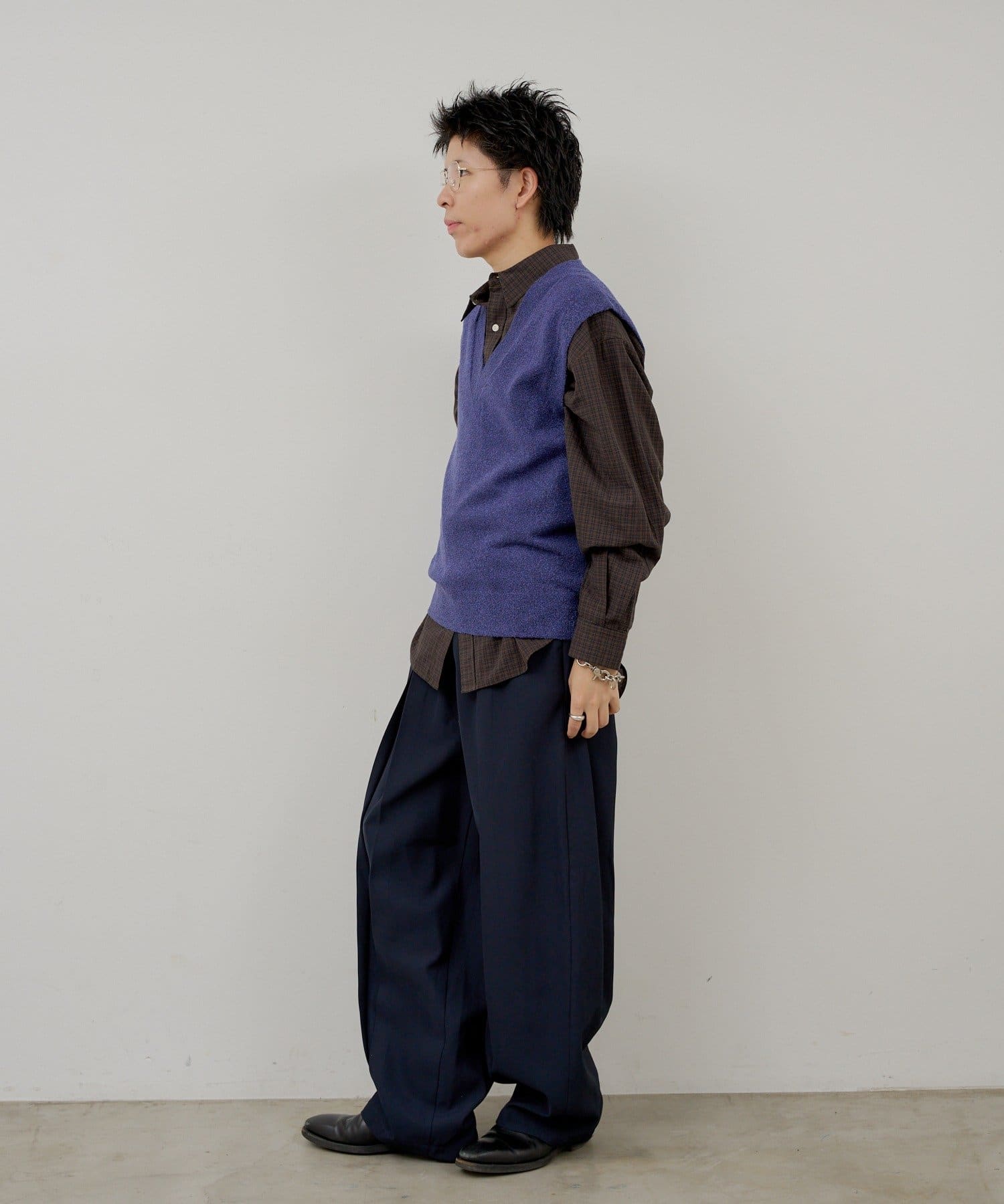 OUTLET(アウトレット) 【Kastane】【WHIMSIC】マイクロチェックシャツ