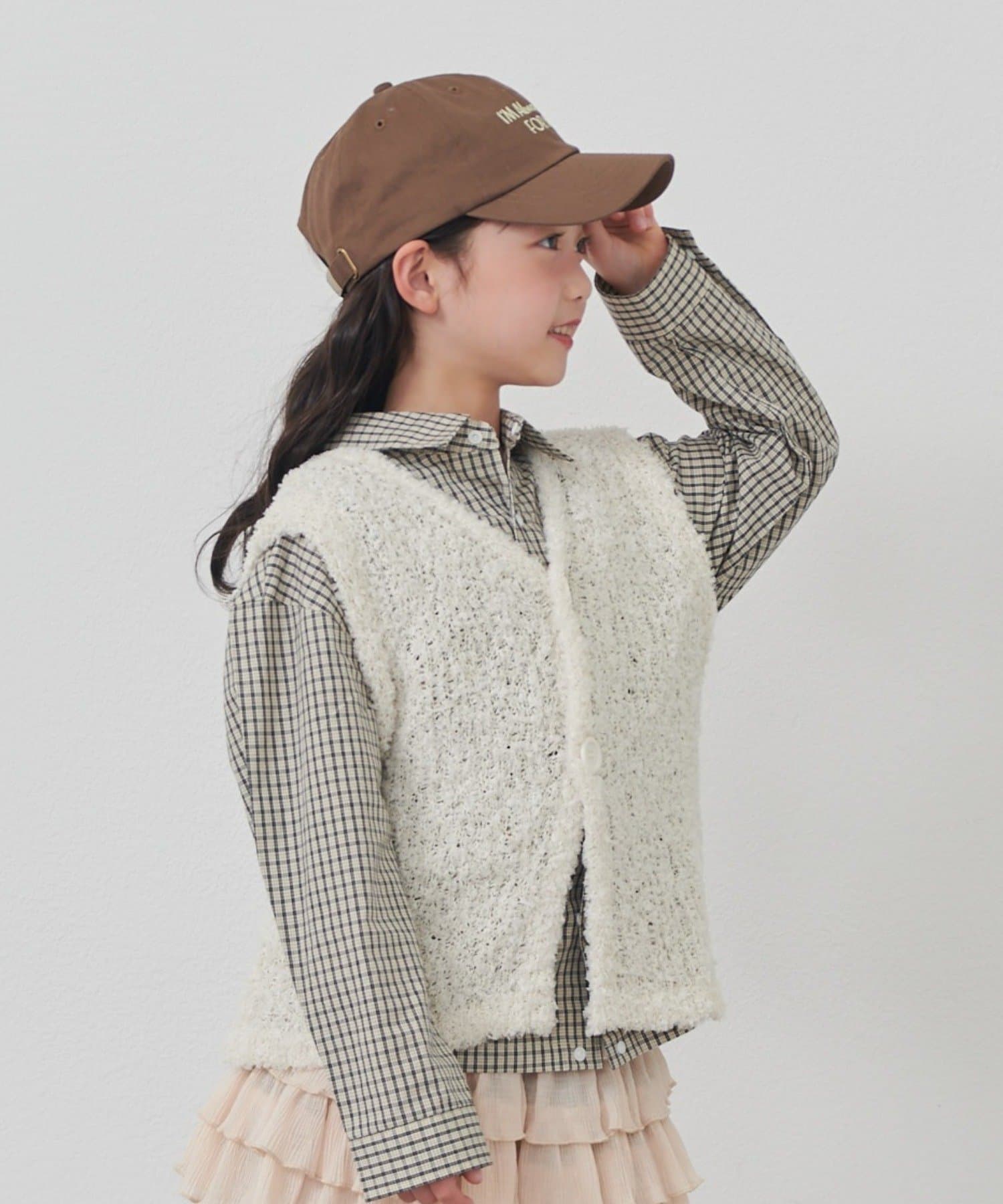 OUTLET(アウトレット) 【CIAOPANIC TYPY】【KIDS】チュールヤーンコンパクトベスト