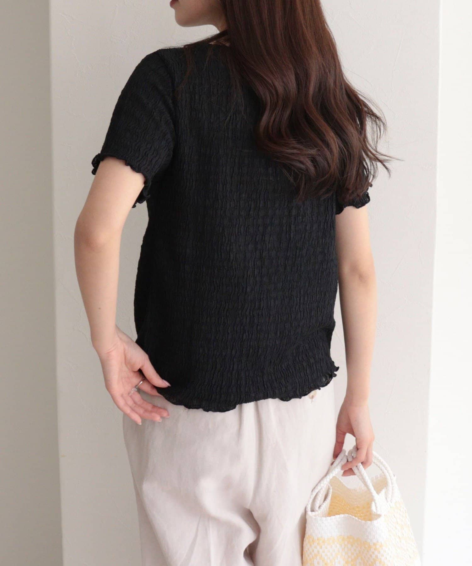 FREDY & GLOSTER(フレディ アンド グロスター) ポコポコ前開きプルオーバーカットソー