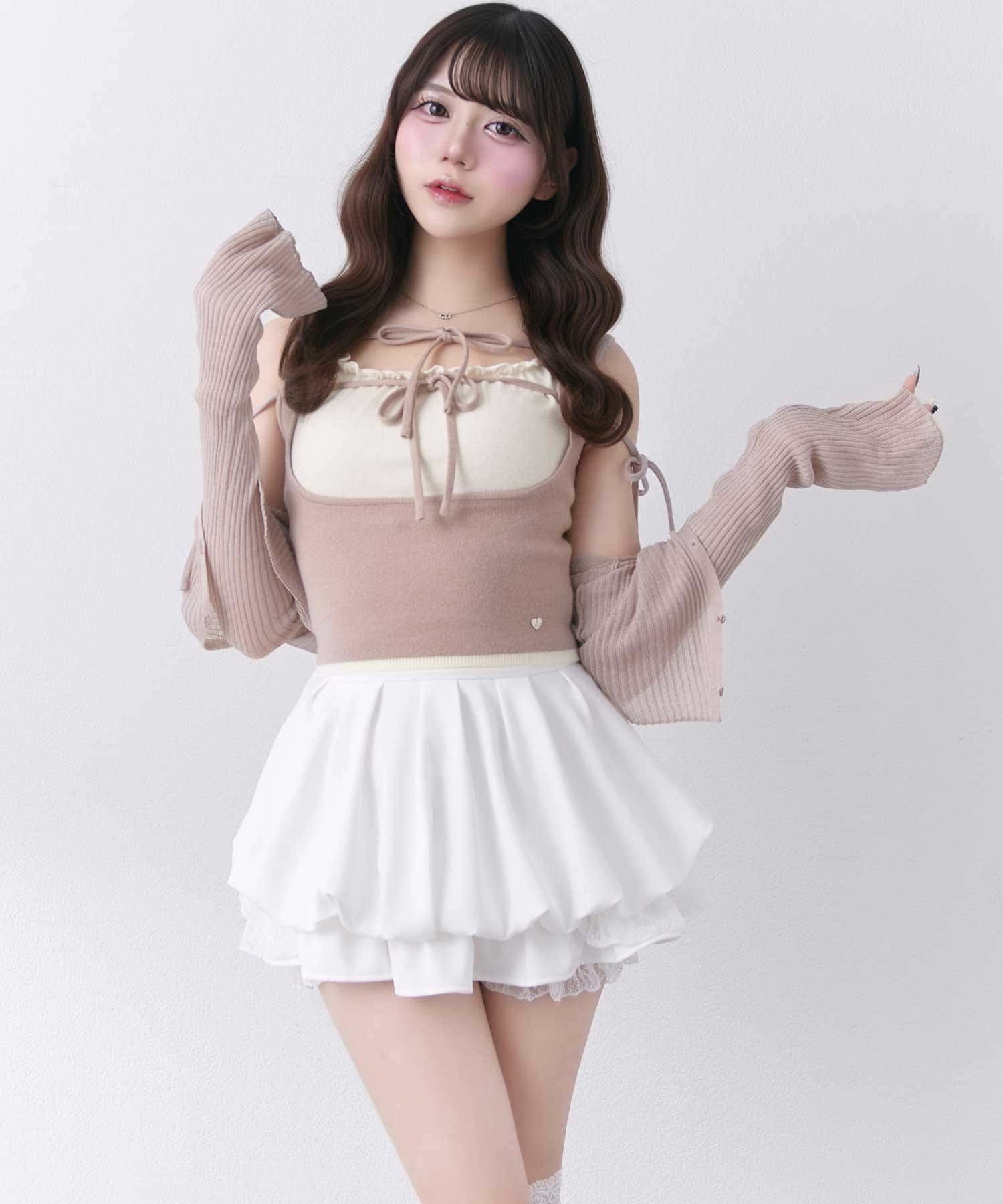 Belle Charme(ベルシャルム) Sheer Light Cardigan