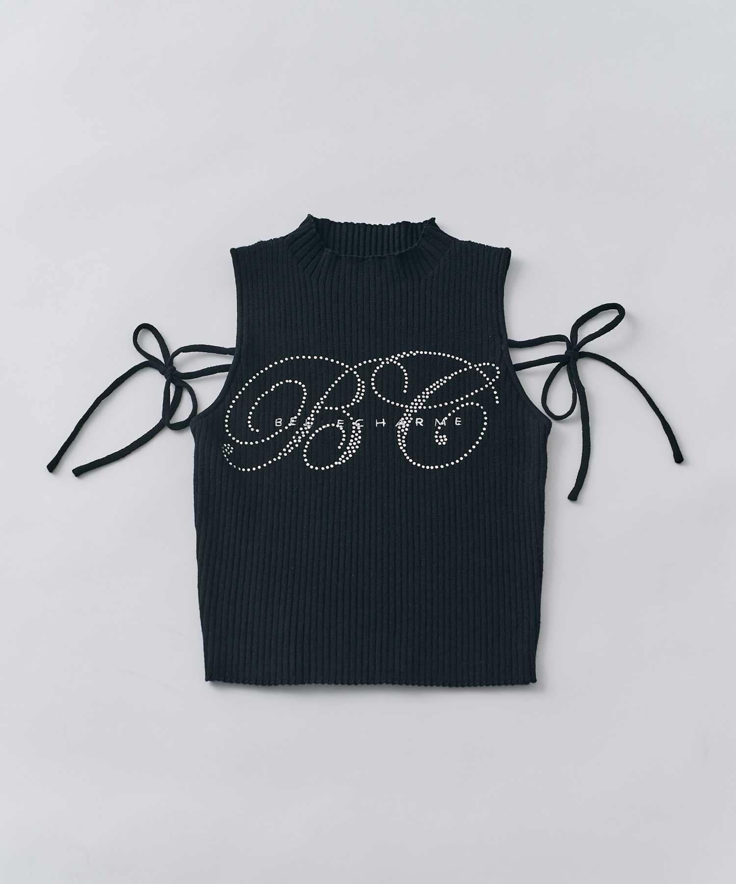 Belle Charme(ベルシャルム) BC Logo Sleeveless Rib Knit