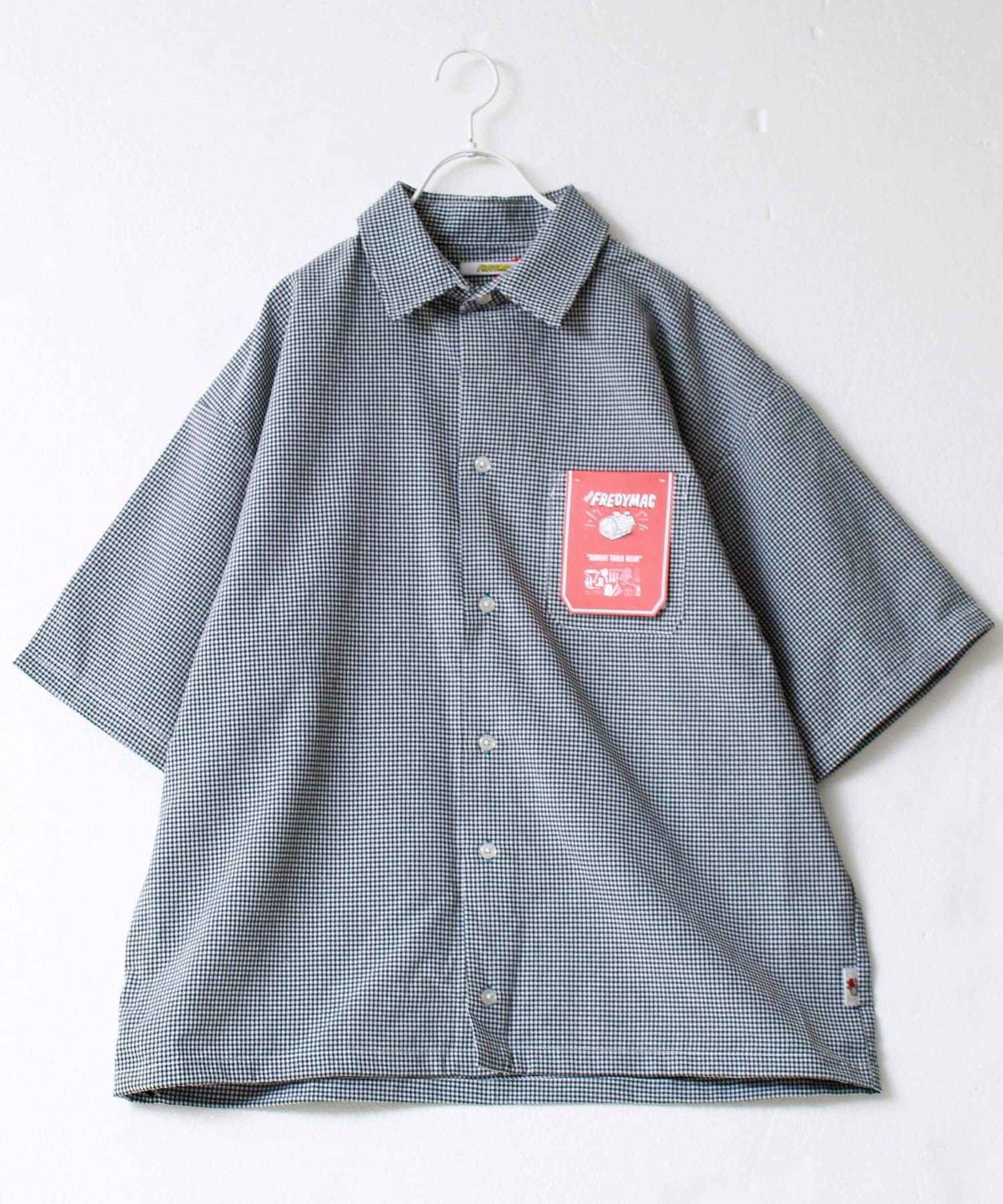 FREDY & GLOSTER(フレディ アンド グロスター) 【FREDYMAC/フレディマック】シアサッカーチェックS/Sシャツ