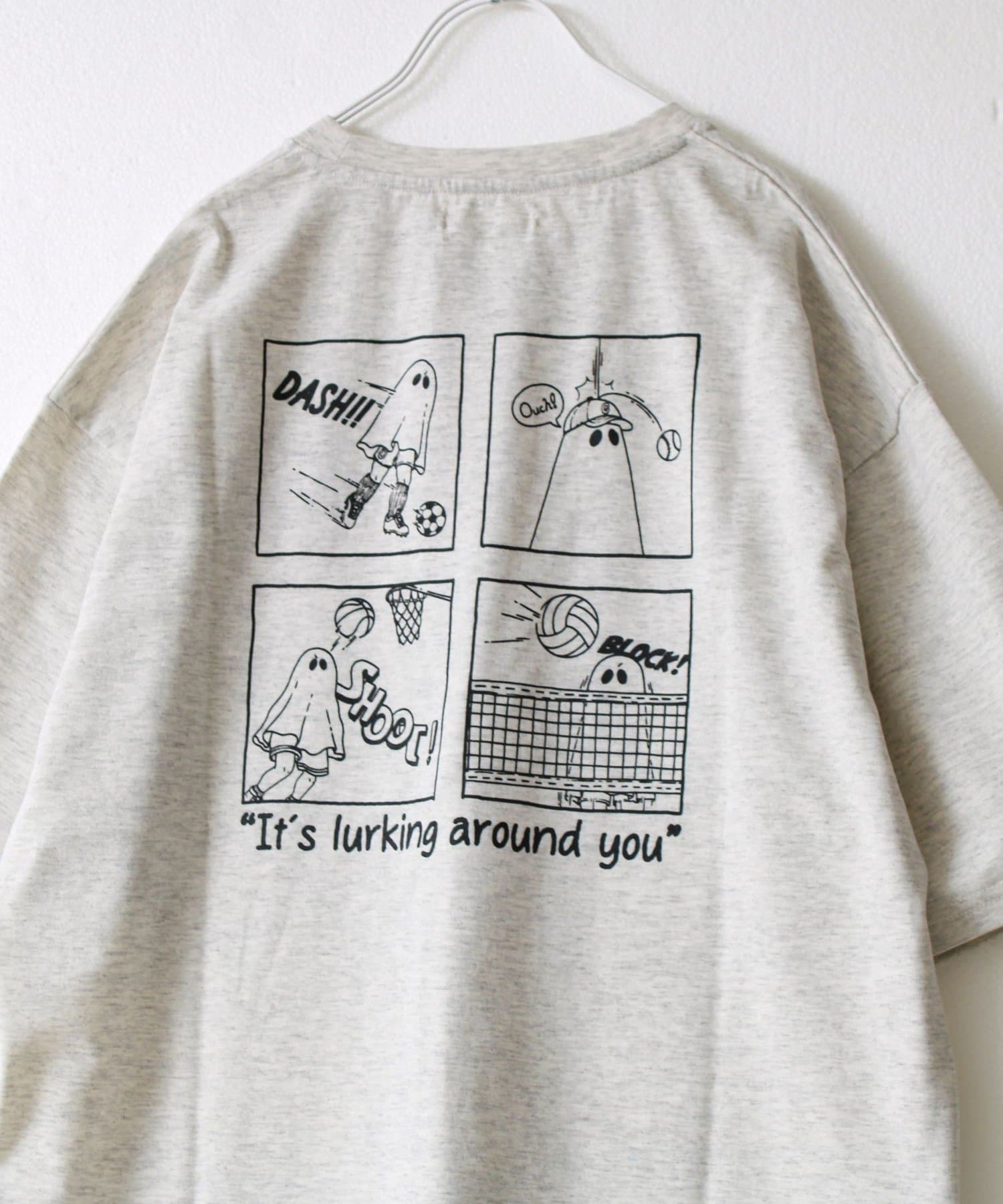 FREDY & GLOSTER(フレディ アンド グロスター) 【FREDYMAC/フレディマック】度詰め天竺オバケ刺繍TEE