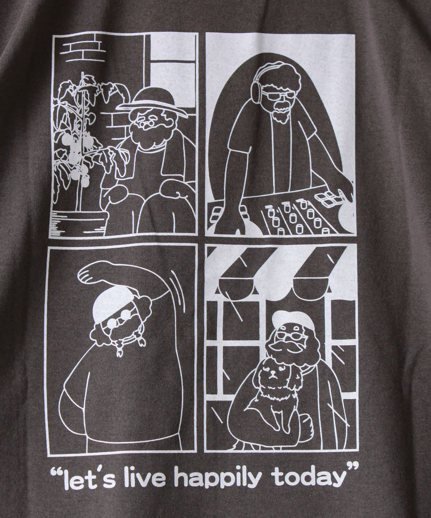 FREDY & GLOSTER(フレディ アンド グロスター) 【FREDYMAC/フレディマック】度詰め天竺オジサン刺繍TEE