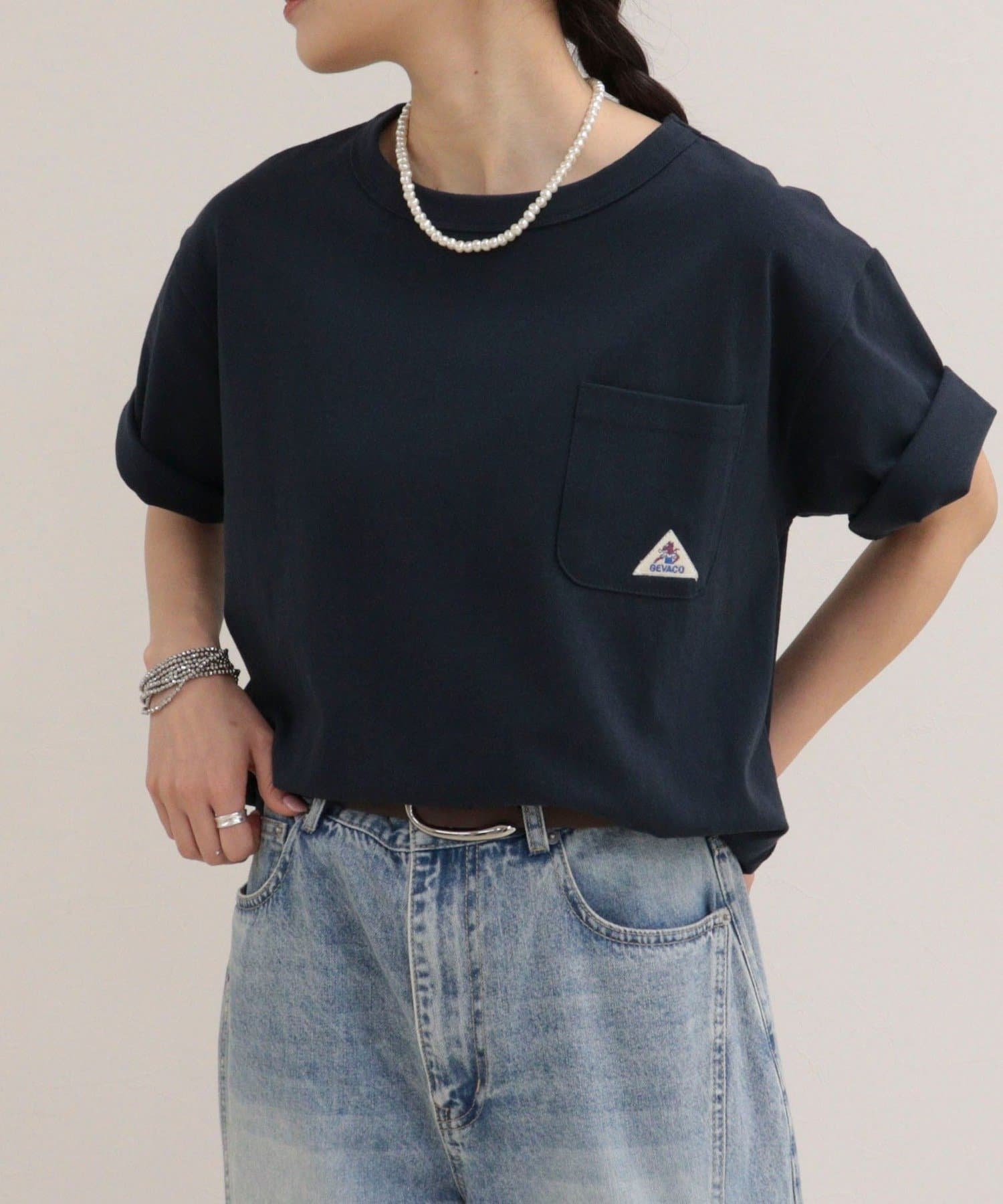 FREDY & GLOSTER(フレディ アンド グロスター) 【GEVACO/ゲバコ】ベーシックオープンエンド天竺Tシャツ