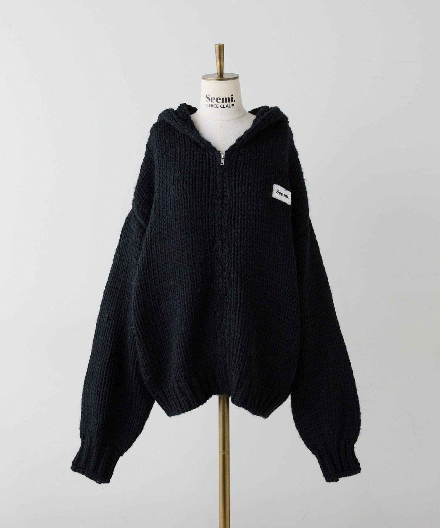 NICE CLAUP / OLIVE des OLIVE OUTLET(ナイスクラップ  / オリーブ デ オリーブ アウトレット) 【Ｓｅｅｍｉ】ローゲージパーカー