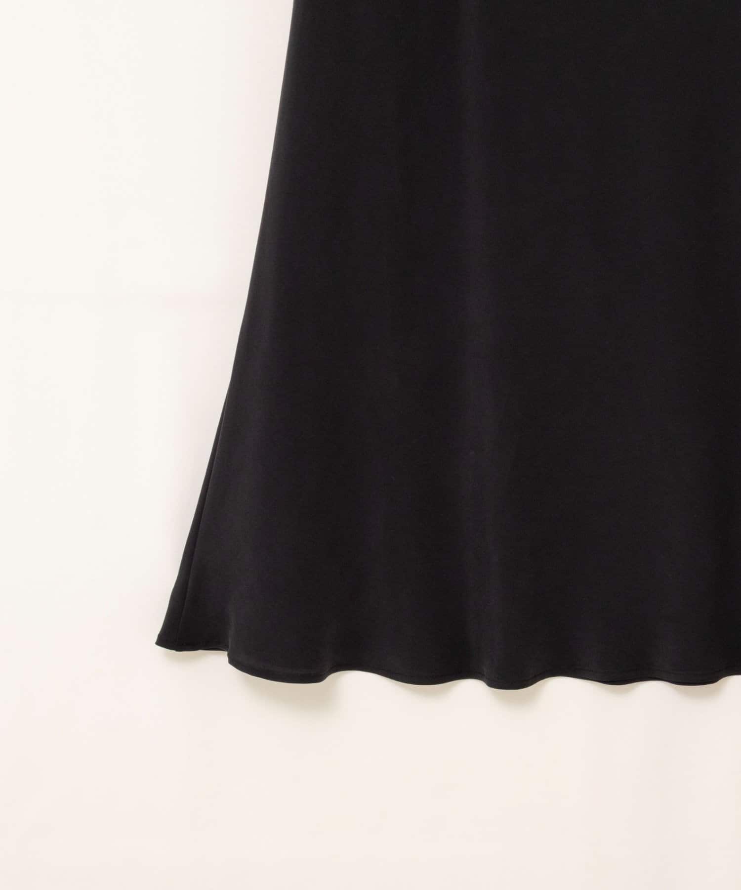 NOLLEY'S(ノーリーズ) フィブリルタフタサイドリボンバイヤススカート