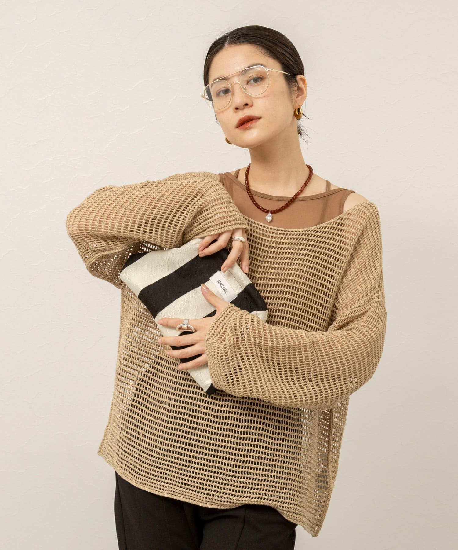 ⭐︎charoさま専用【2025SS】ウィメンズ ルーズ ニット タンクトップ ⭐︎charoさま専用【2025SS】ウィメンズ ルーズ ニット タンクトップ