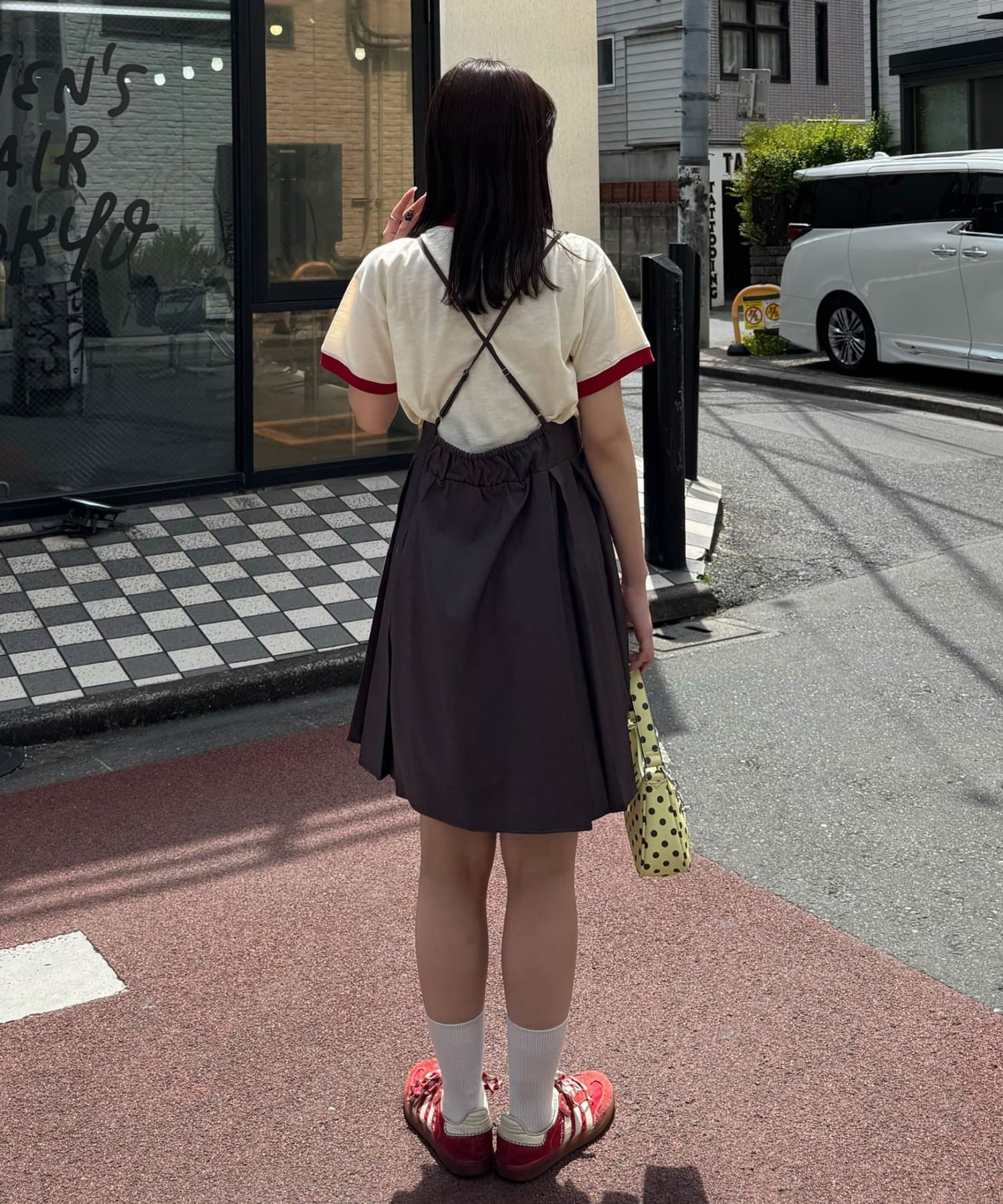 CIAOPANIC(チャオパニック) ドットプリーツキャミチュニック