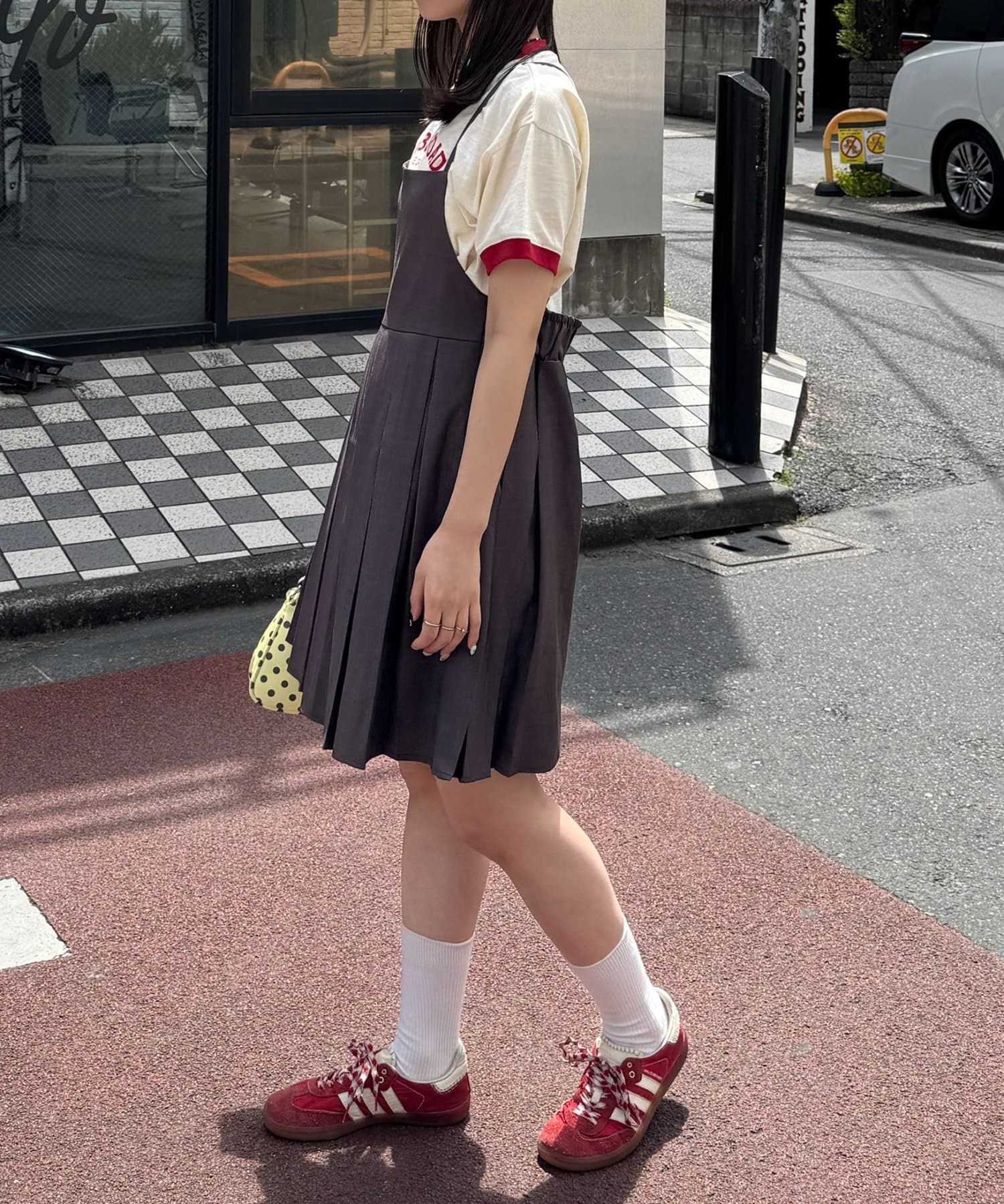 CIAOPANIC(チャオパニック) ドットプリーツキャミチュニック