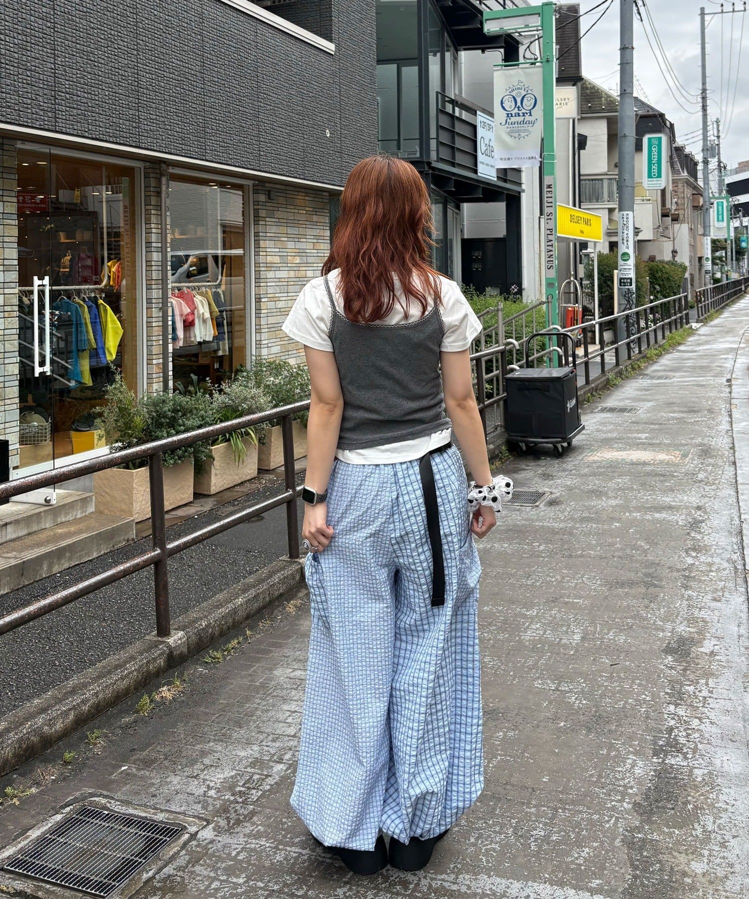 CIAOPANIC(チャオパニック) お花アップリケキャミソール