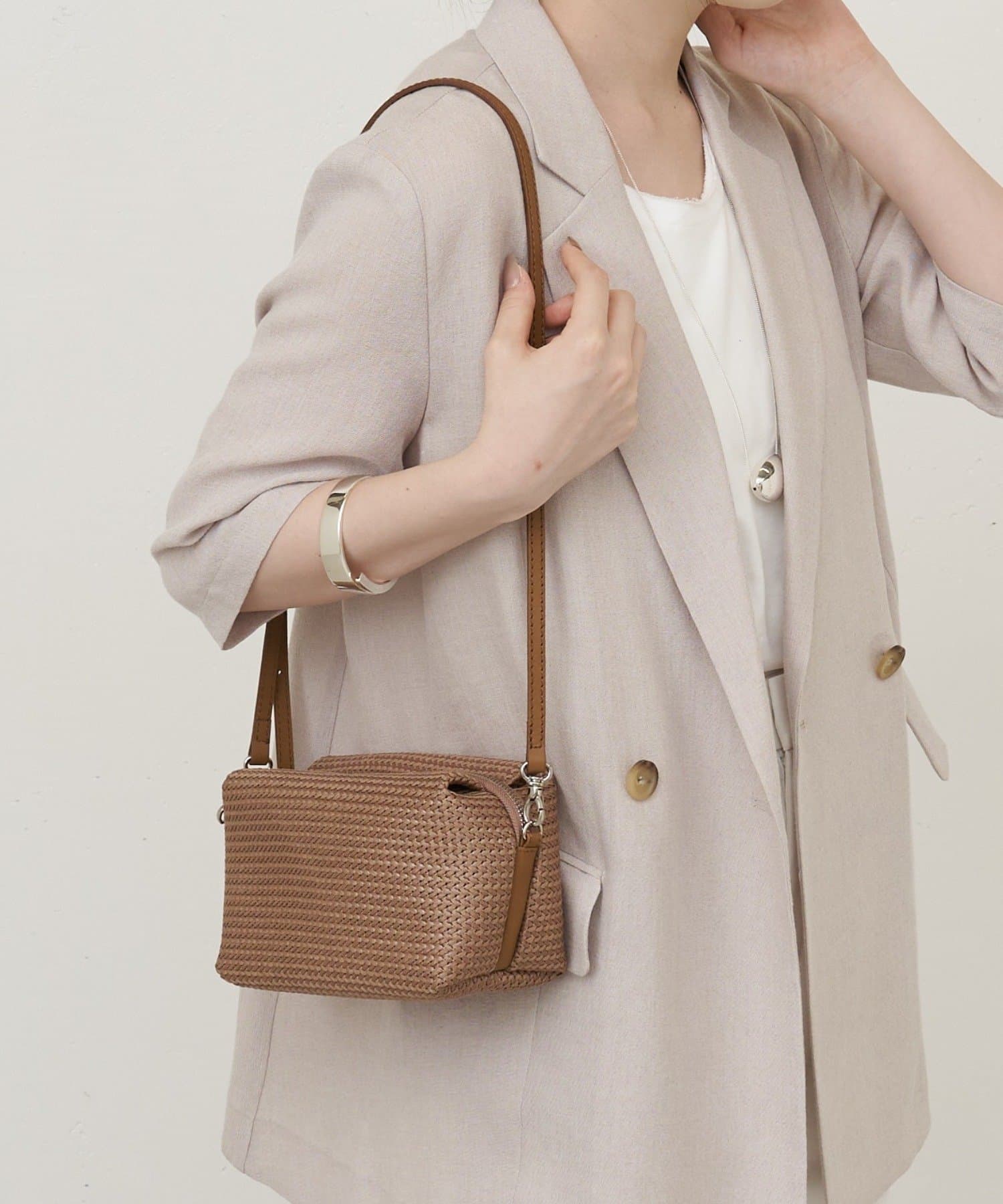 russet(ラシット) メッシュミニショルダーバッグ