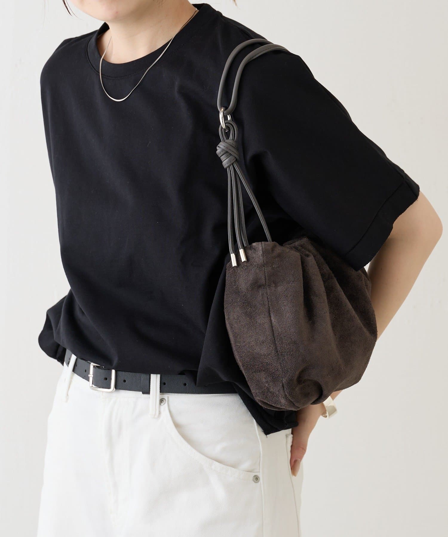 russet(ラシット) 《WEB限定》スエード巾着4WAYショルダーバッグ