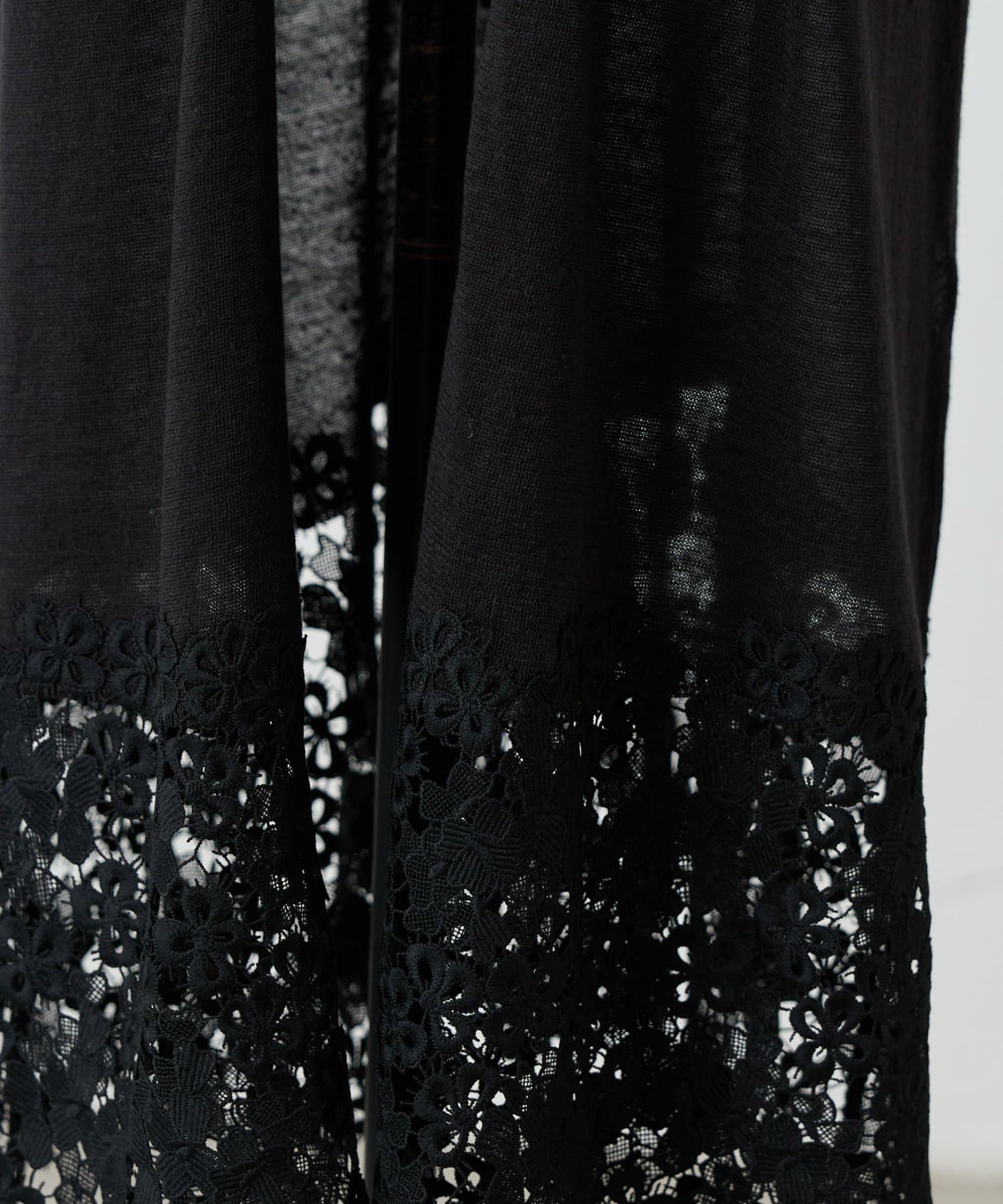 BEARDSLEY(ビアズリー) 《4/24(金)12:00予約開始予定》裾レースリネンカーデ