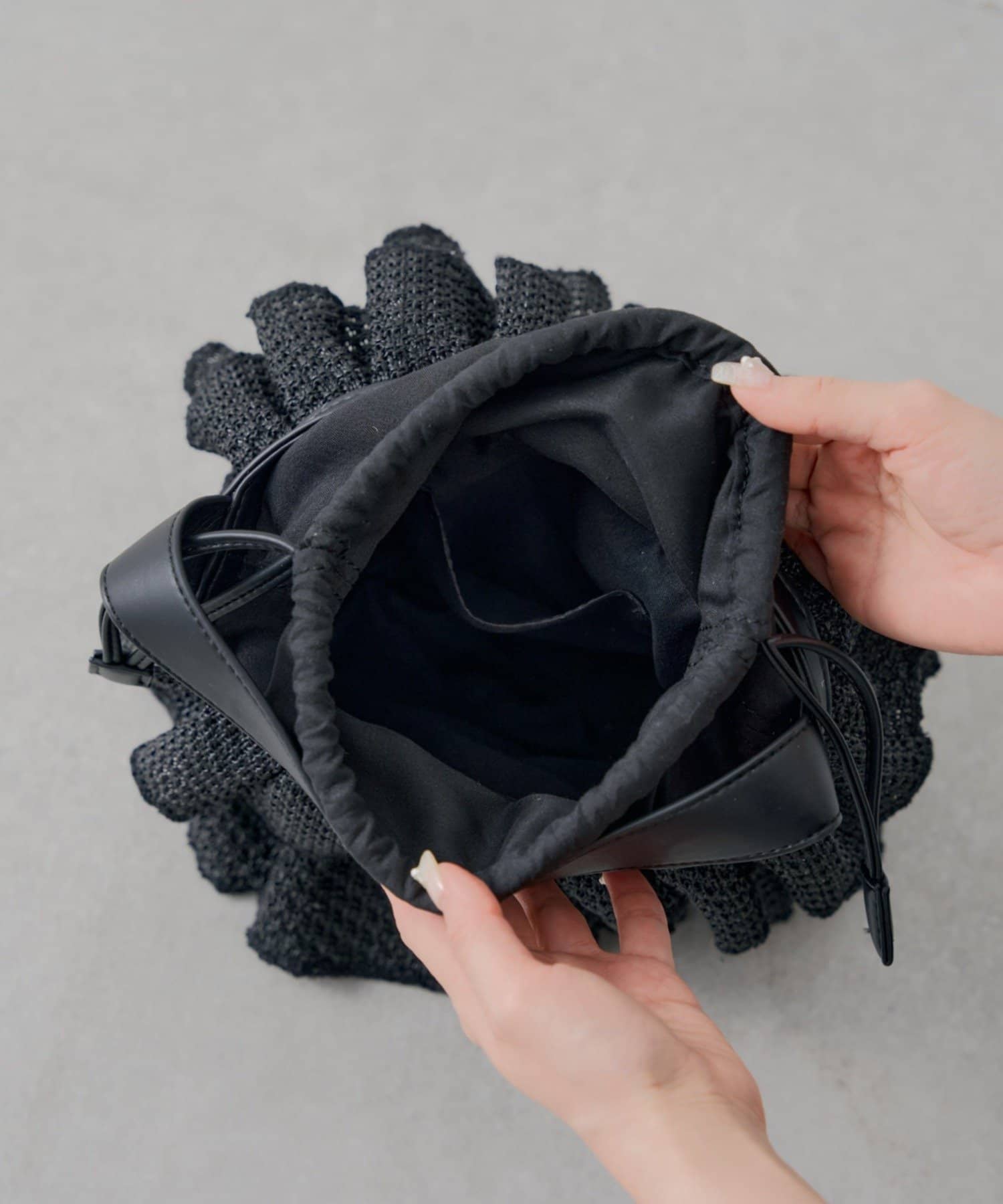 Chico(チコ) 【SALON by Chico】リボンベルトラッフルジュートBAG