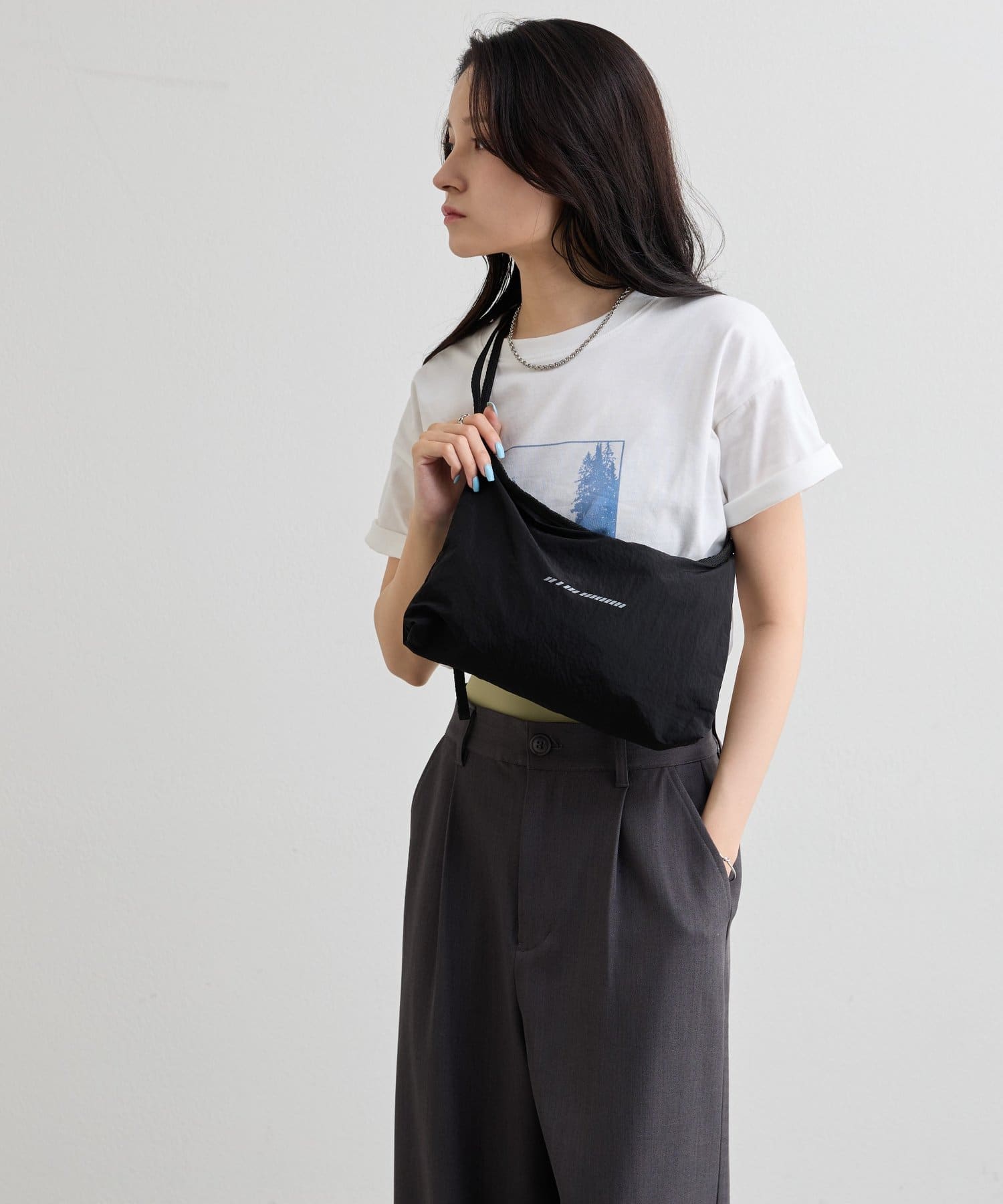 COLONY 2139(コロニー トゥーワンスリーナイン) 【UNISEX】撥水ポケッタブルリフレクターリップショルダー