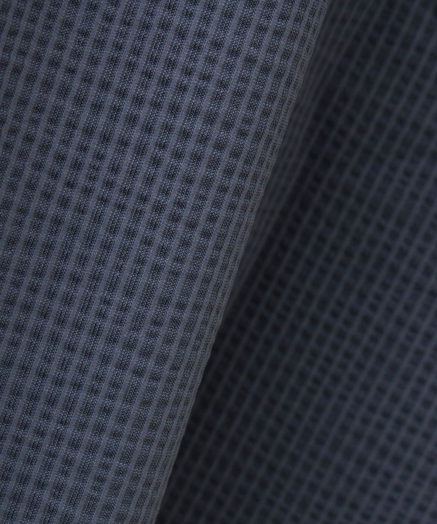 FREDY & GLOSTER(フレディ アンド グロスター) カットサッカー ハーフジップTシャツ