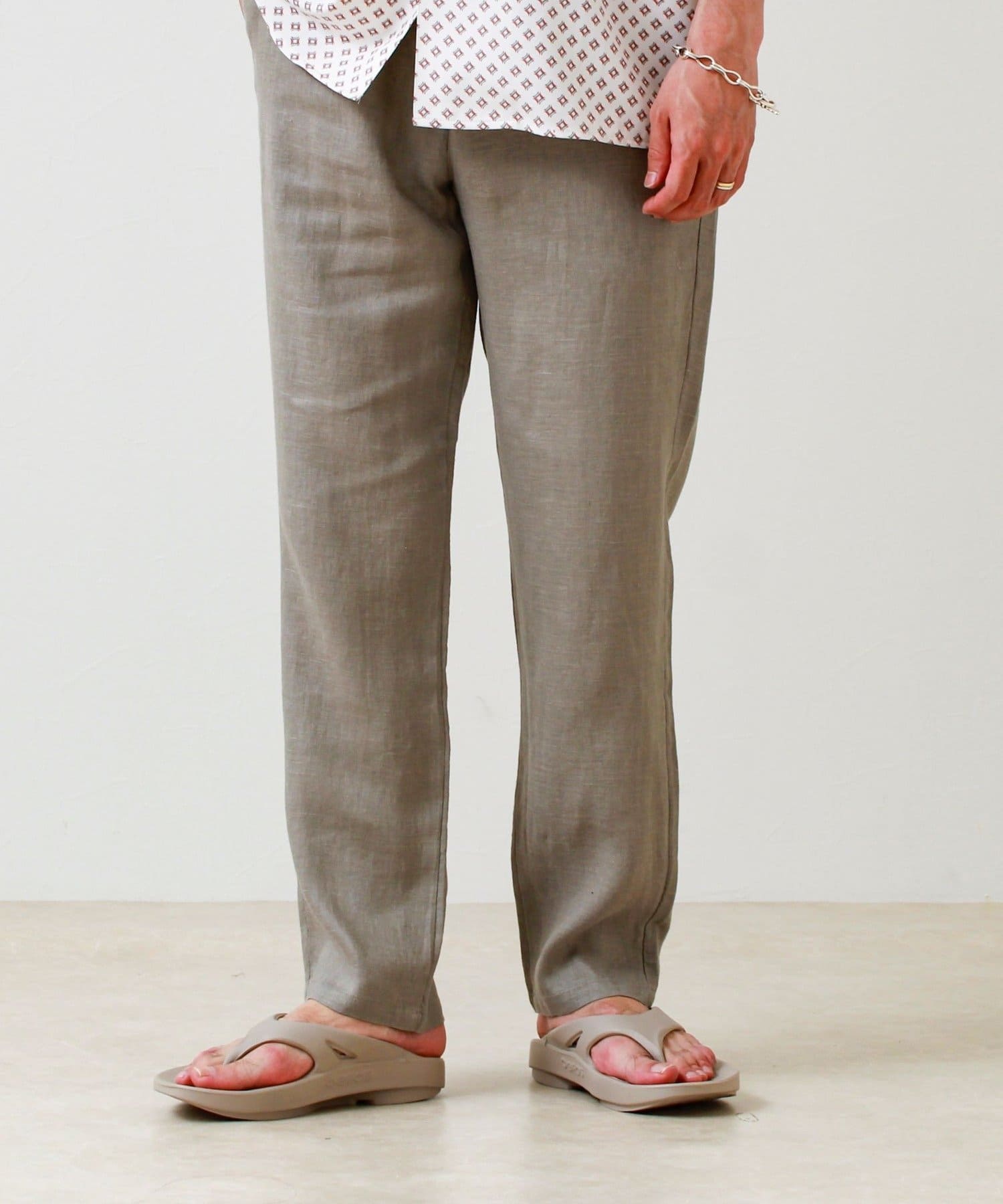 FREDY & GLOSTER(フレディ アンド グロスター) 【リネン100％/夏の定番】リネンイージーパンツ