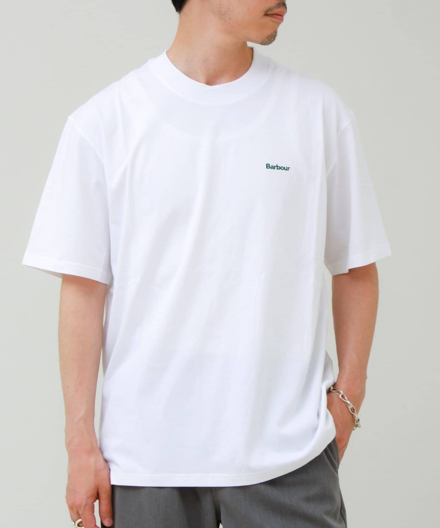 FREDY & GLOSTER(フレディ アンド グロスター) 【BARBOUR/バブアー】LOGO OS T-SHIRT