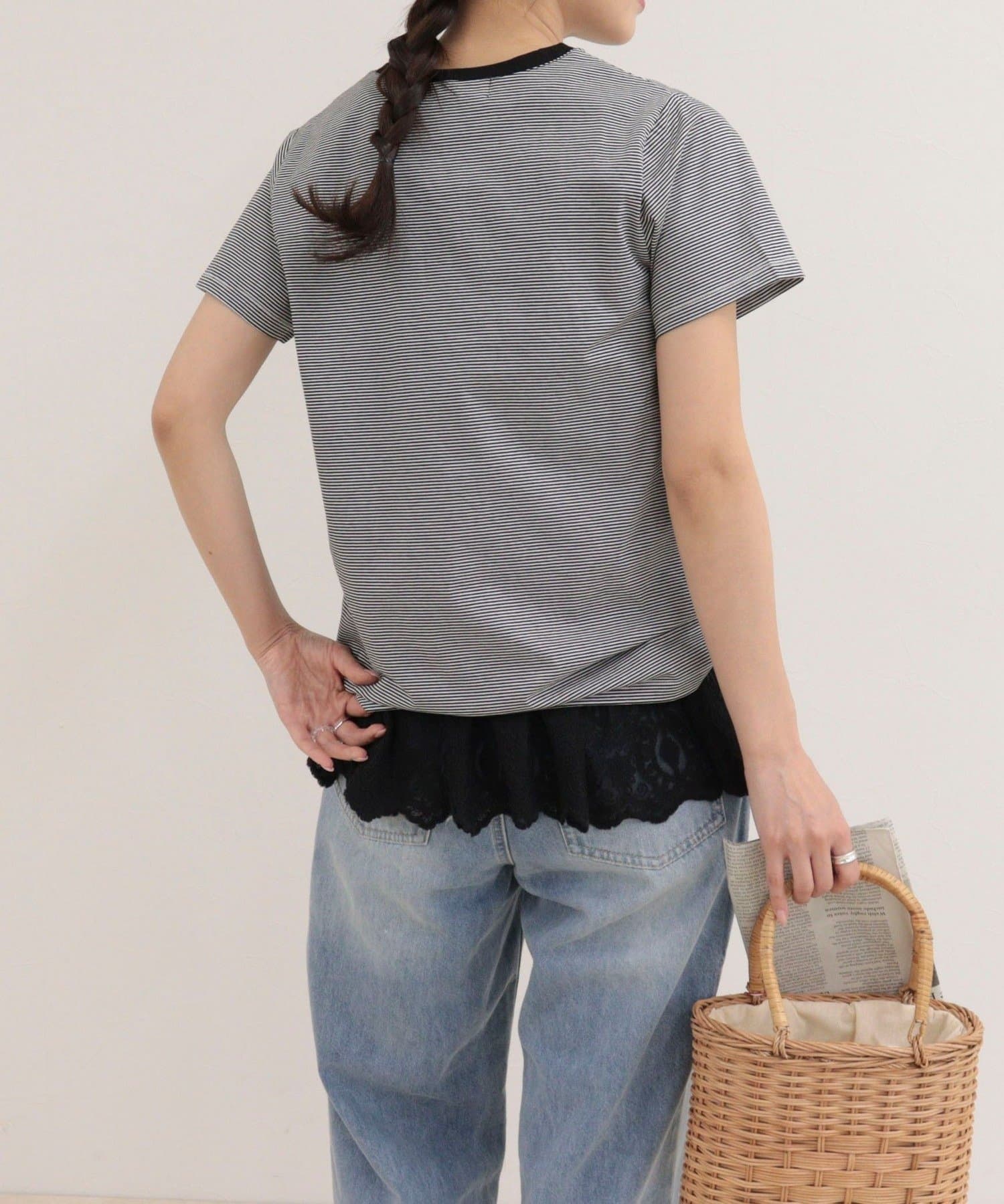 FREDY & GLOSTER(フレディ アンド グロスター) 【昨年大人気！待望の再登場】ハートFR刺しゅうヘンリーネックTシャツ