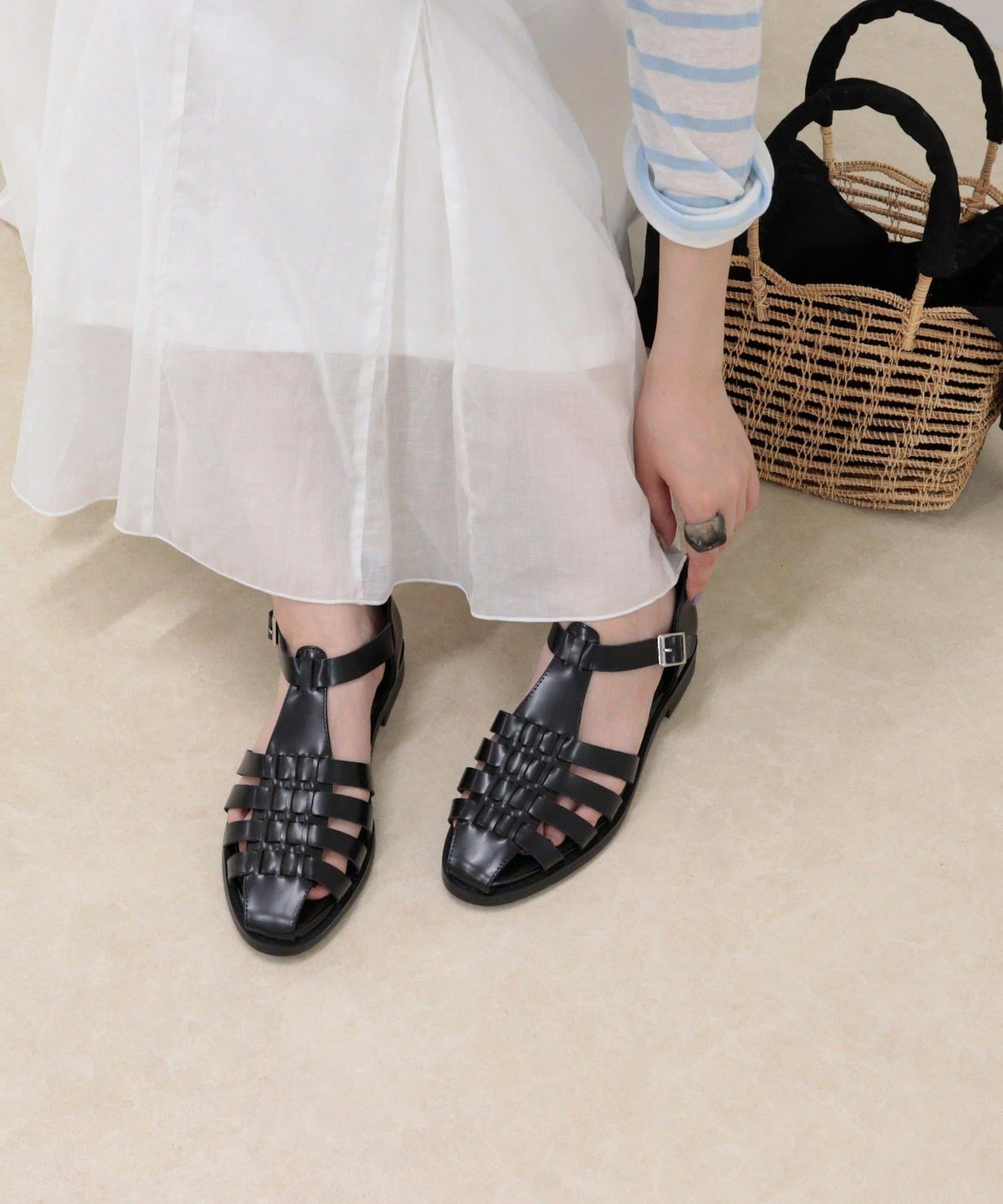 FREDY & GLOSTER(フレディ アンド グロスター) 【REMME/レメ】レザーグルカサンダル