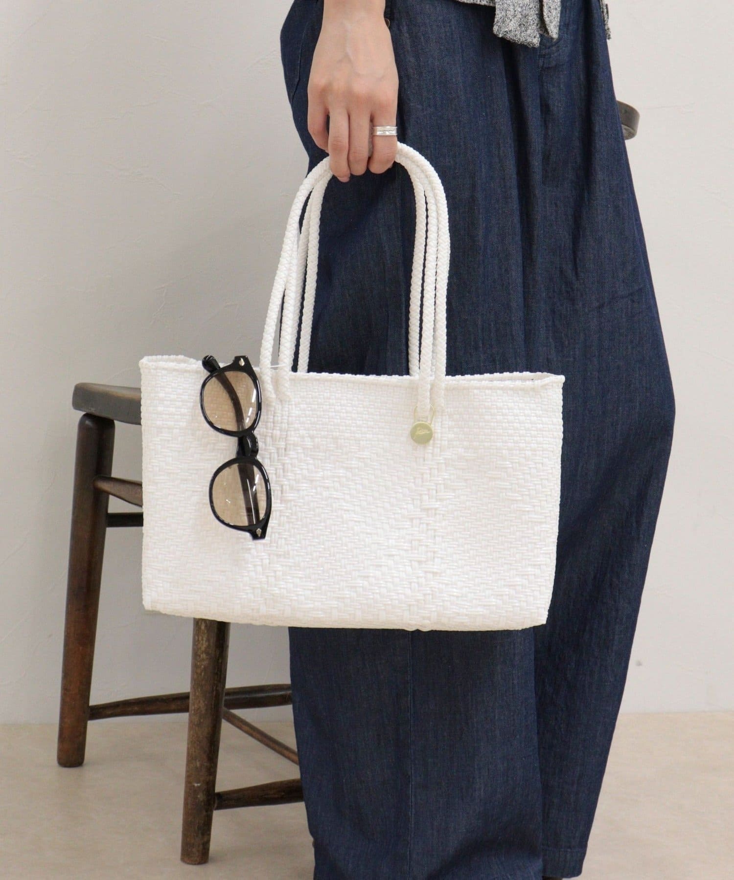 FREDY & GLOSTER(フレディ アンド グロスター) 【Letra/レトラ】横長ミディハンドルメルカドバッグ