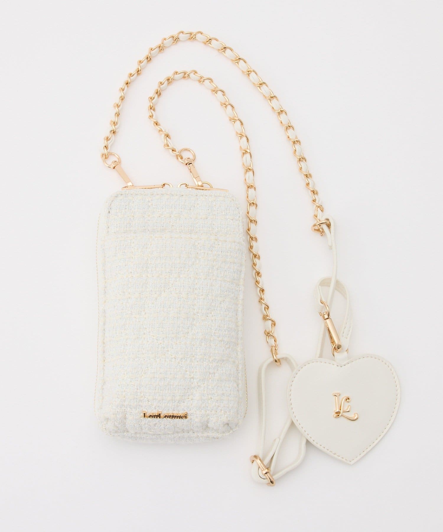 one after another NICE CLAUP(ワンアフターアナザー ナイスクラップ) 【LouLoumei】アクスタ入れポケット内蔵スマホショルダー／ハートミラー付き