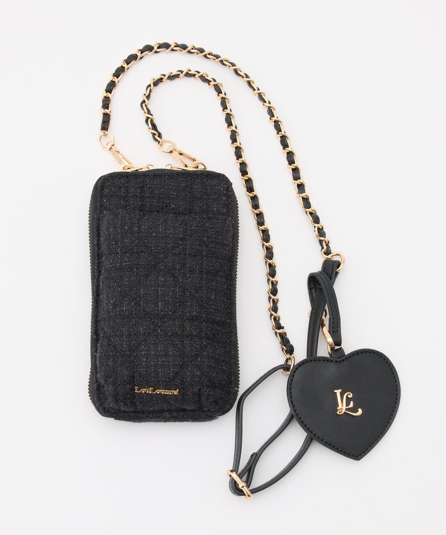 one after another NICE CLAUP(ワンアフターアナザー ナイスクラップ) 【LouLoumei】アクスタ入れポケット内蔵スマホショルダー／ハートミラー付き