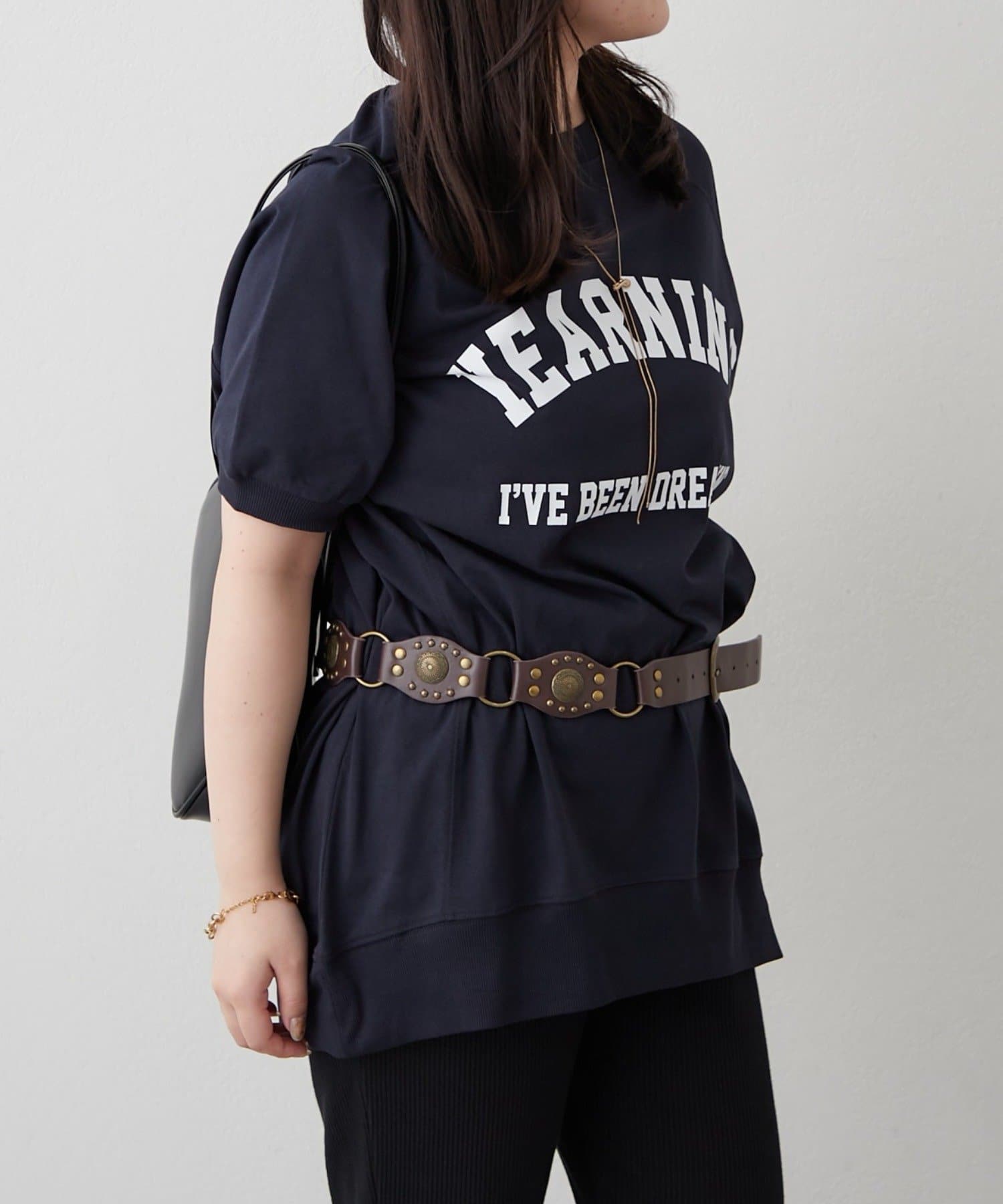 Remind me and forever(リマインドミーアンドフォーエバー) カジュアルコーデのマストアイテム、大人ロゴBIGＴシャツ