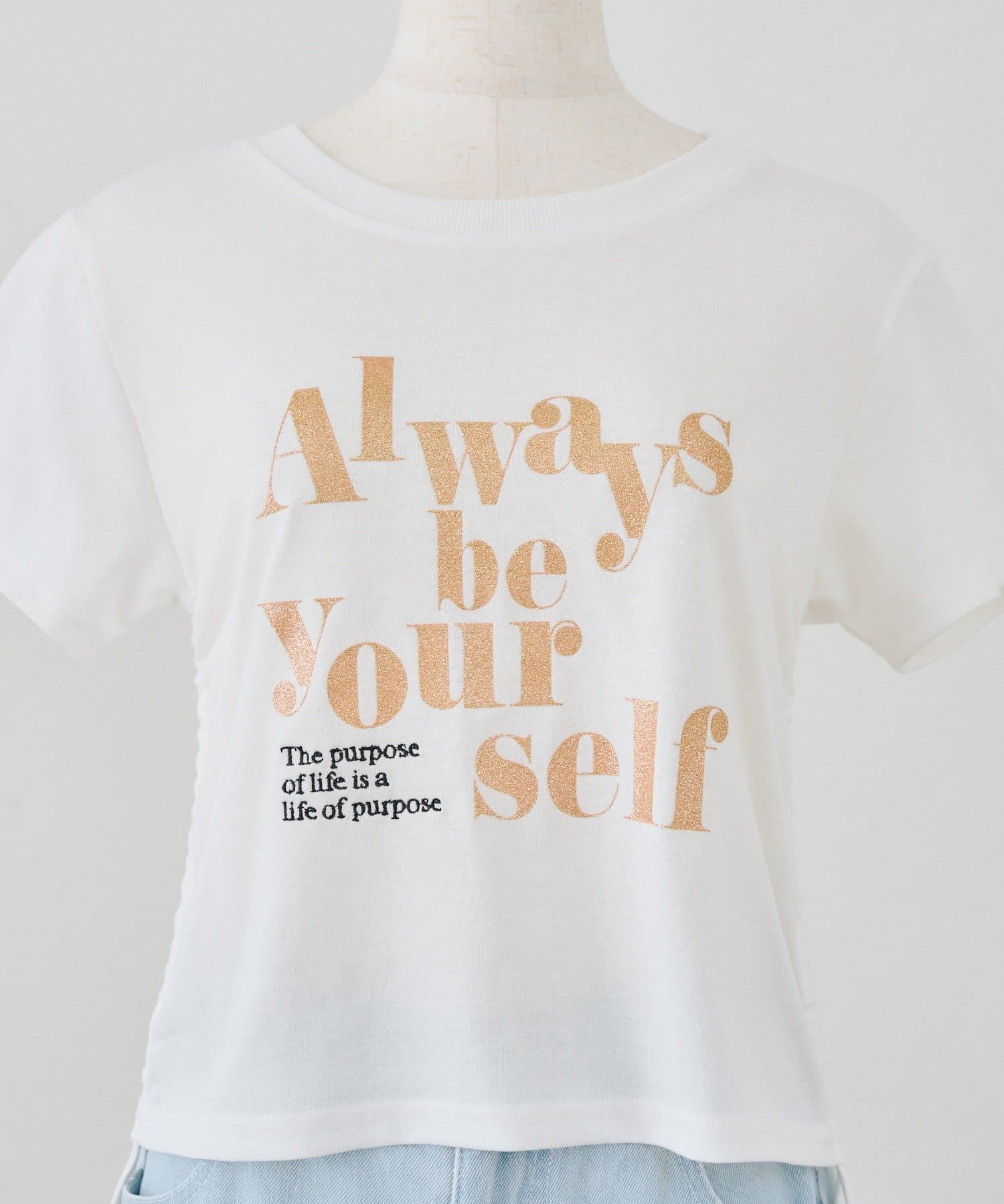 NICE CLAUP / OLIVE des OLIVE OUTLET(ナイスクラップ  / オリーブ デ オリーブ アウトレット) 【continuer】アソートロゴドロストチビＴ