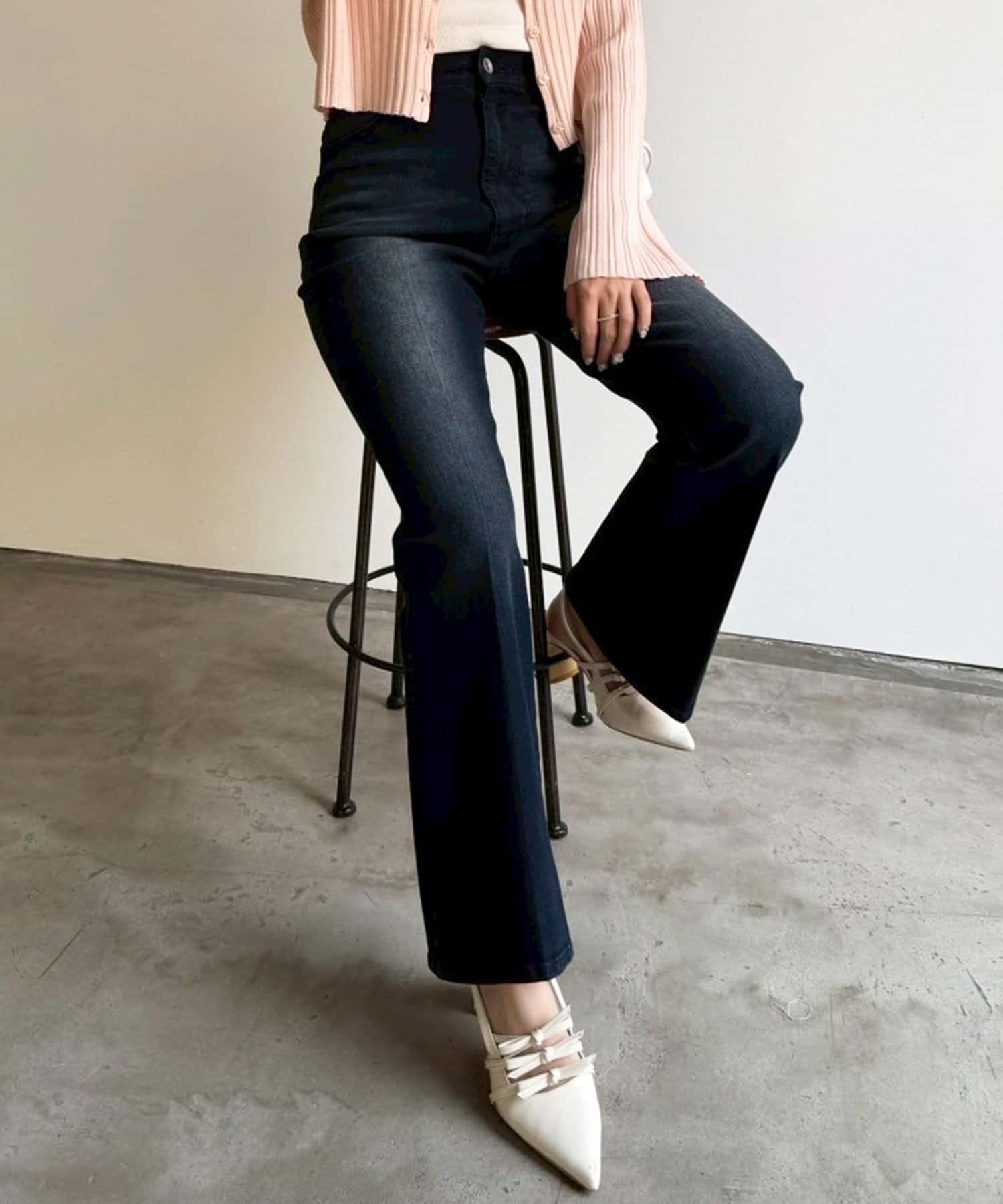 NICE CLAUP / OLIVE des OLIVE OUTLET(ナイスクラップ  / オリーブ デ オリーブ アウトレット) 【one after another】美脚デニム