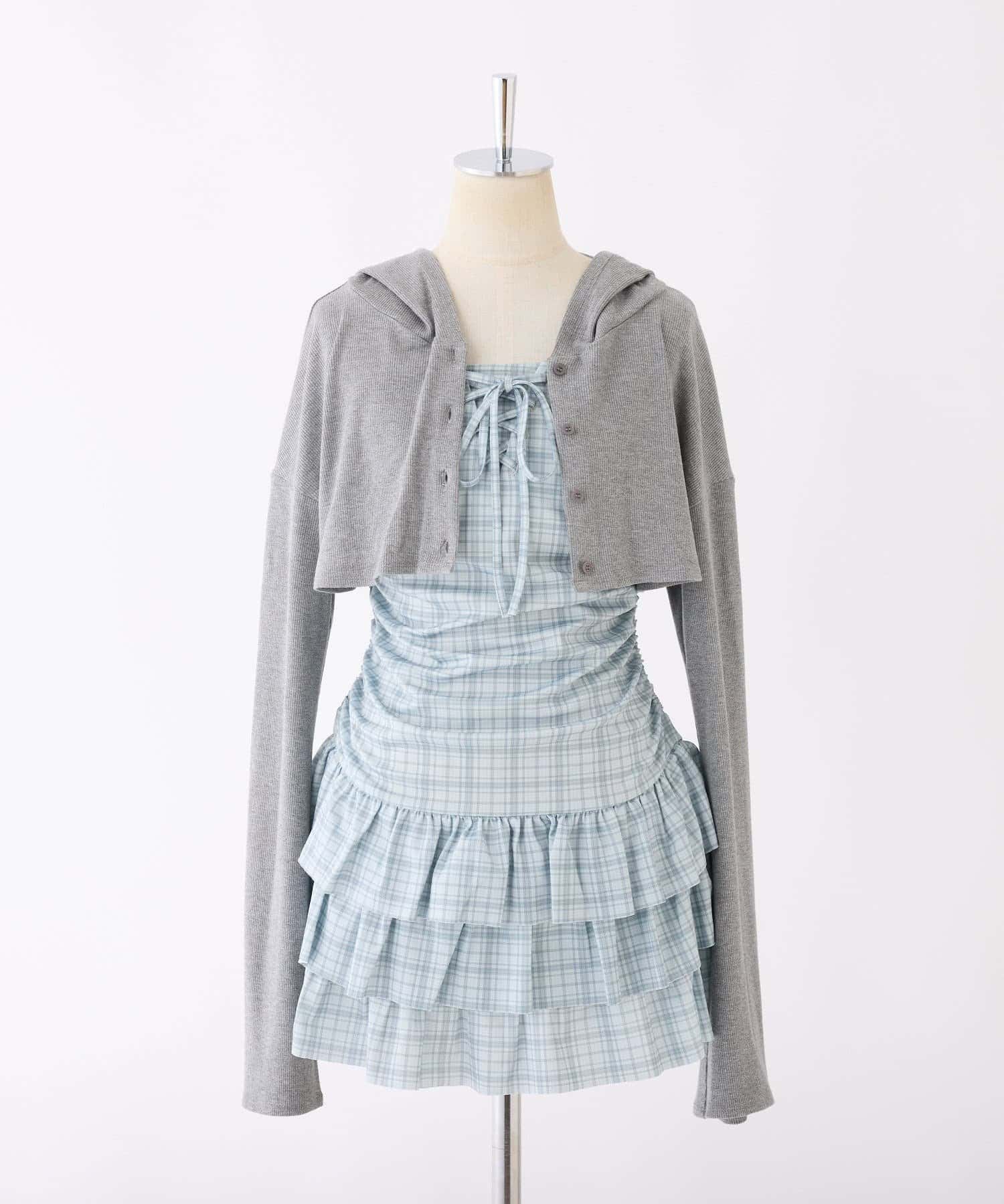 NICE CLAUP / OLIVE des OLIVE OUTLET(ナイスクラップ  / オリーブ デ オリーブ アウトレット) 【one after another】パーカーセットワンピ