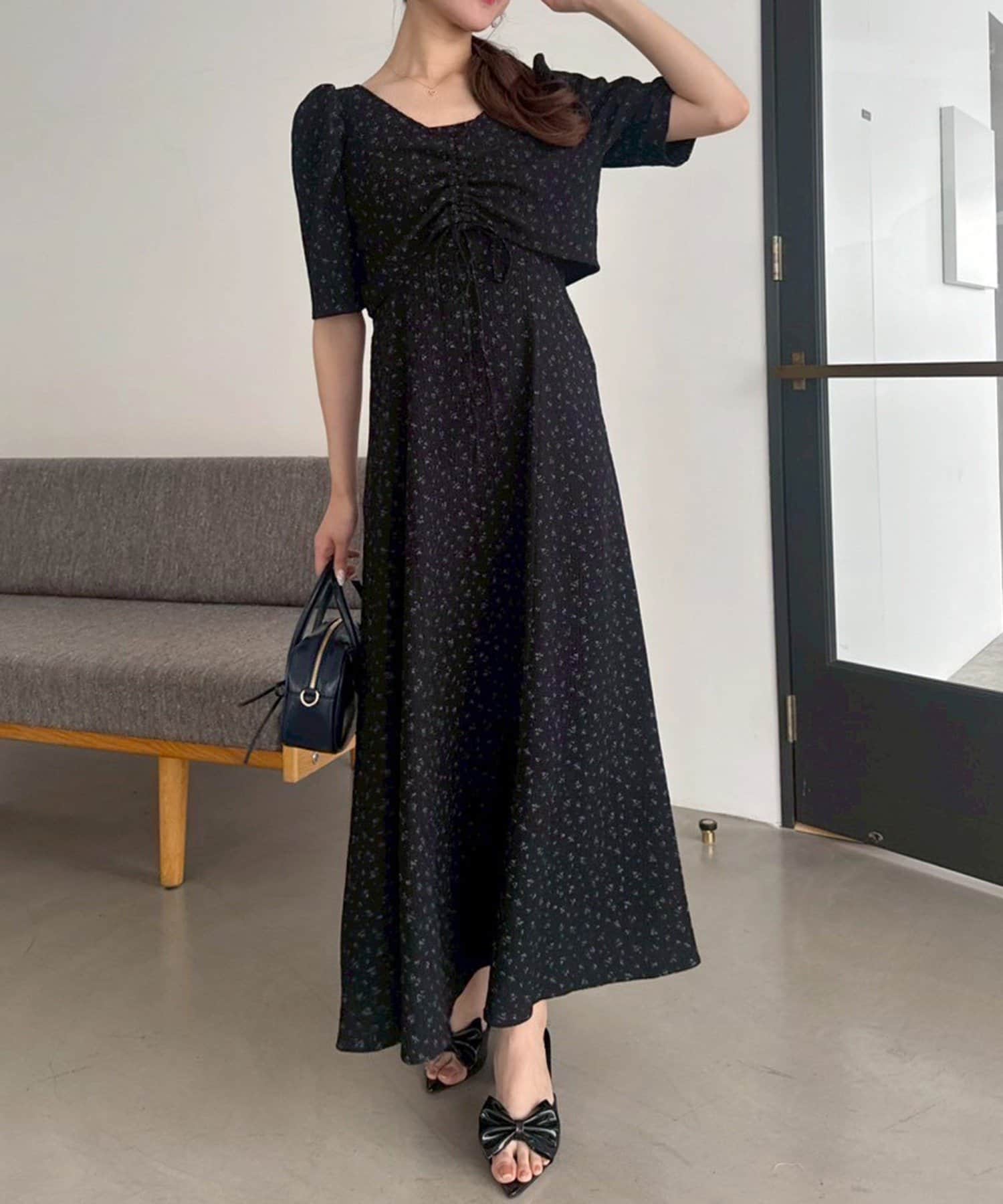 NICE CLAUP / OLIVE des OLIVE OUTLET(ナイスクラップ  / オリーブ デ オリーブ アウトレット) 【one after another】しぼしぼマルチウェイワンピース